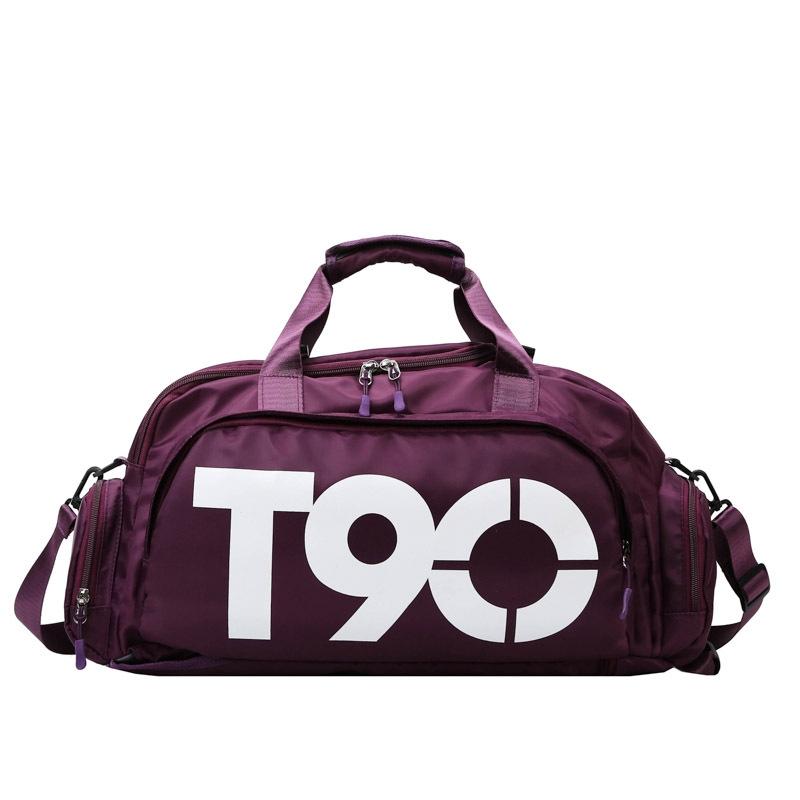 V562-K1059561060DBT-202508290931-00 Large Capacity Sports Bag With Wet / Dry Separation - Purple - Image 1