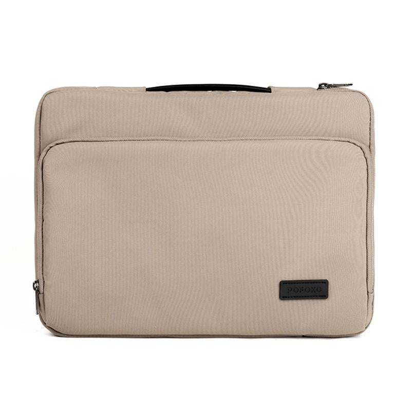 V562-K1602BL-202508272140-00 Waterproof Functional Laptop Handbag - 13.3 Inch Khaki - Image 1