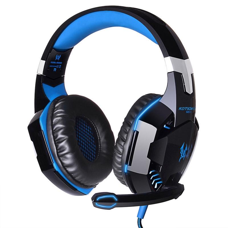 V562-L2720-CP-S-202508292130-02 Over-Ear Gaming Headset With Mic & Led Light 2.2M Cable - Blue - Image 3