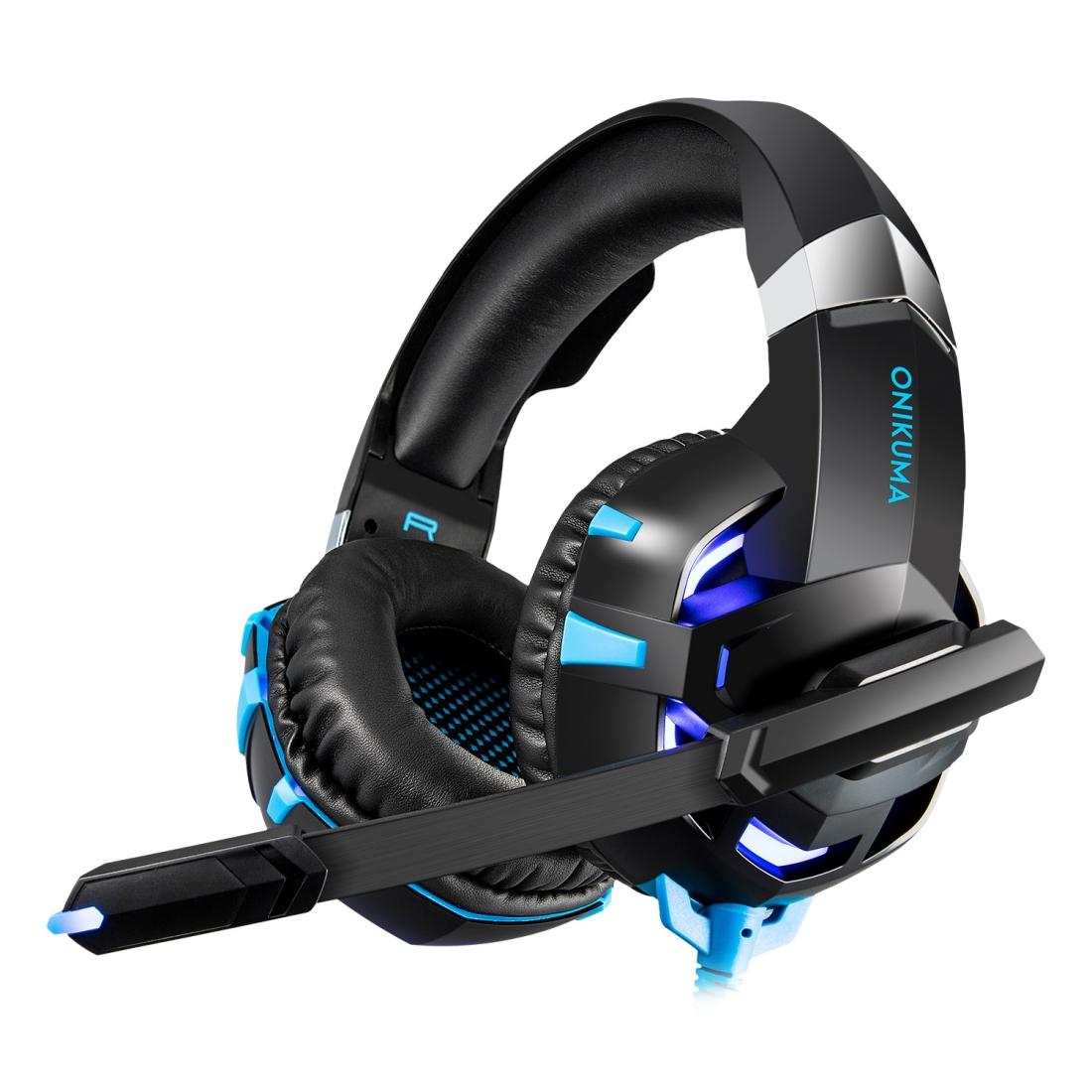 V562-LB4758G6PI-202508292230-00 Surround Gaming Headset With Mic & Led Lights - Black Blue - Image 1