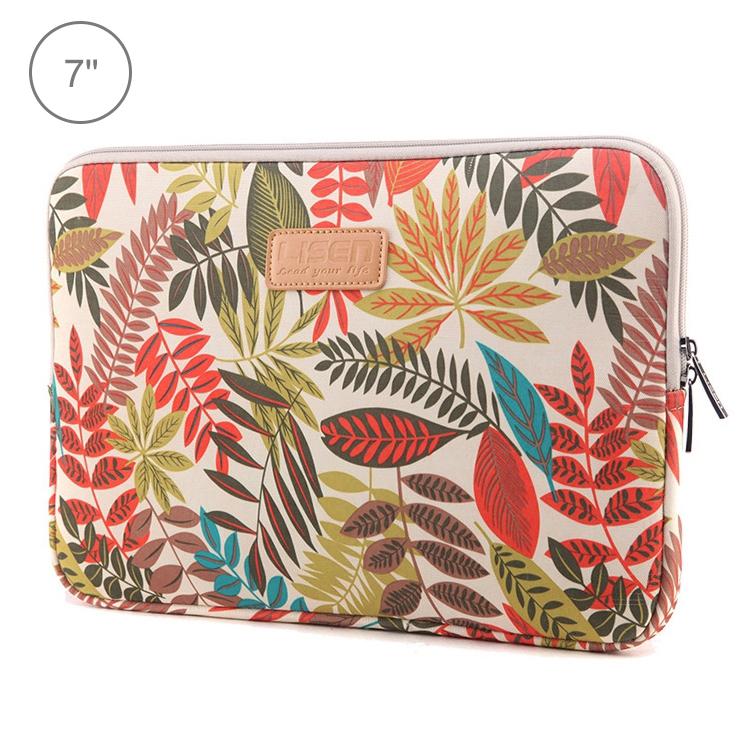V562-LC1113BL-202508290503-13 Colourful Leaves Sleeve Case Briefcase with Zipper - Blue - Image 14