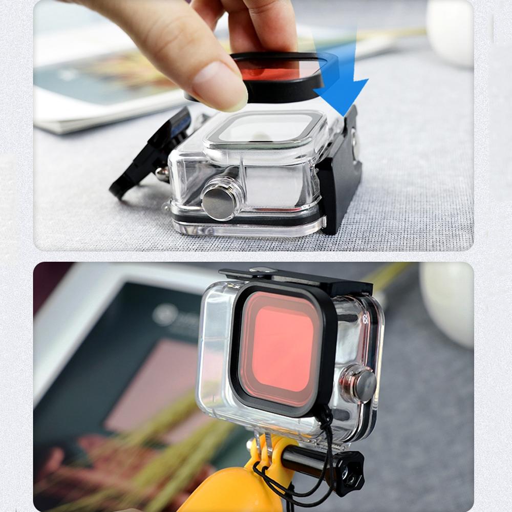 V562-P4780ACD-202508290530-04 Gopro Hero8 Diving Lens Filter - Square Housing - Purple - Image 5