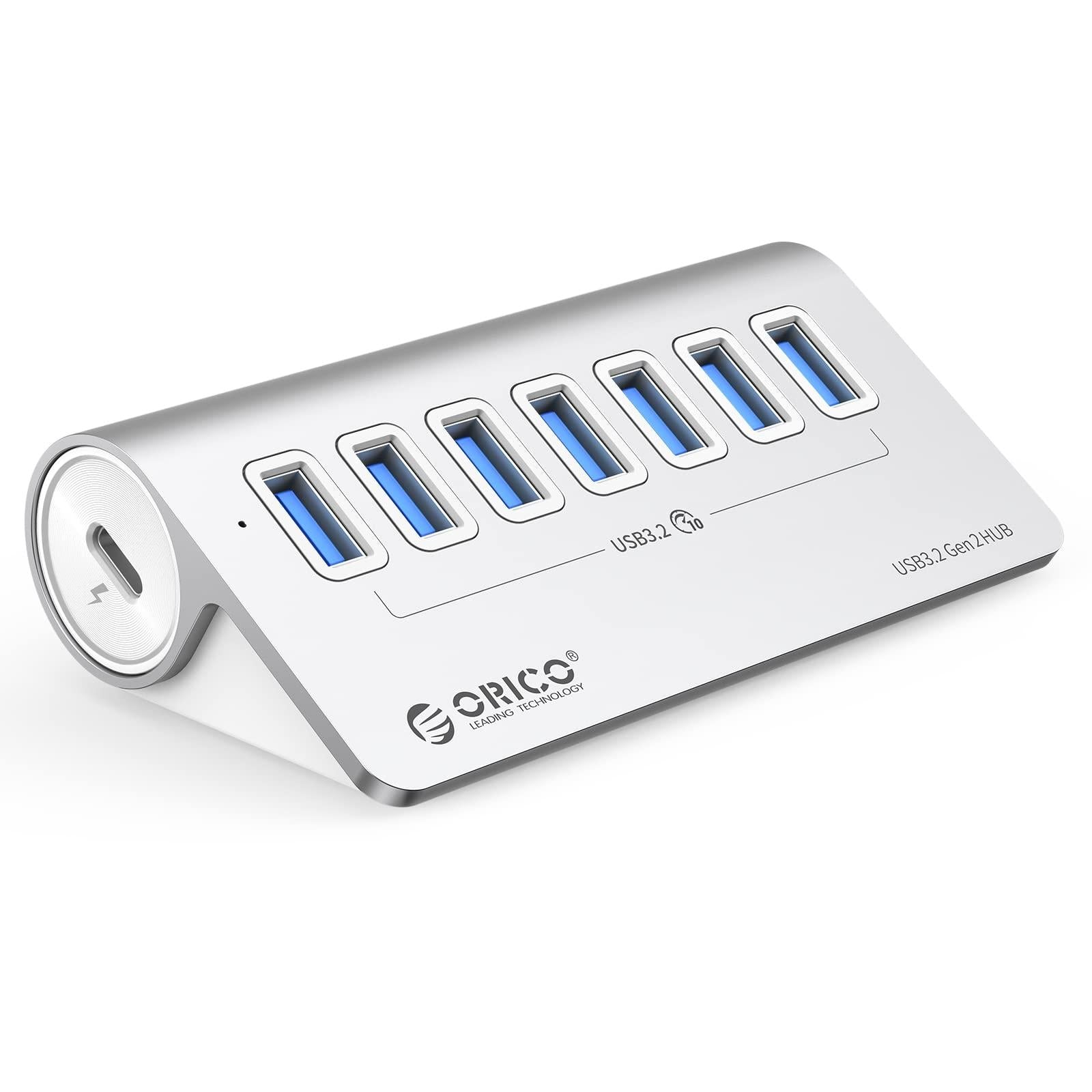 V562-S6803CP-202508280816-01 Aluminum 7-Port Usb 3.2 Gen2 Hub 10Gbps With 0.5M Cable - Image 2