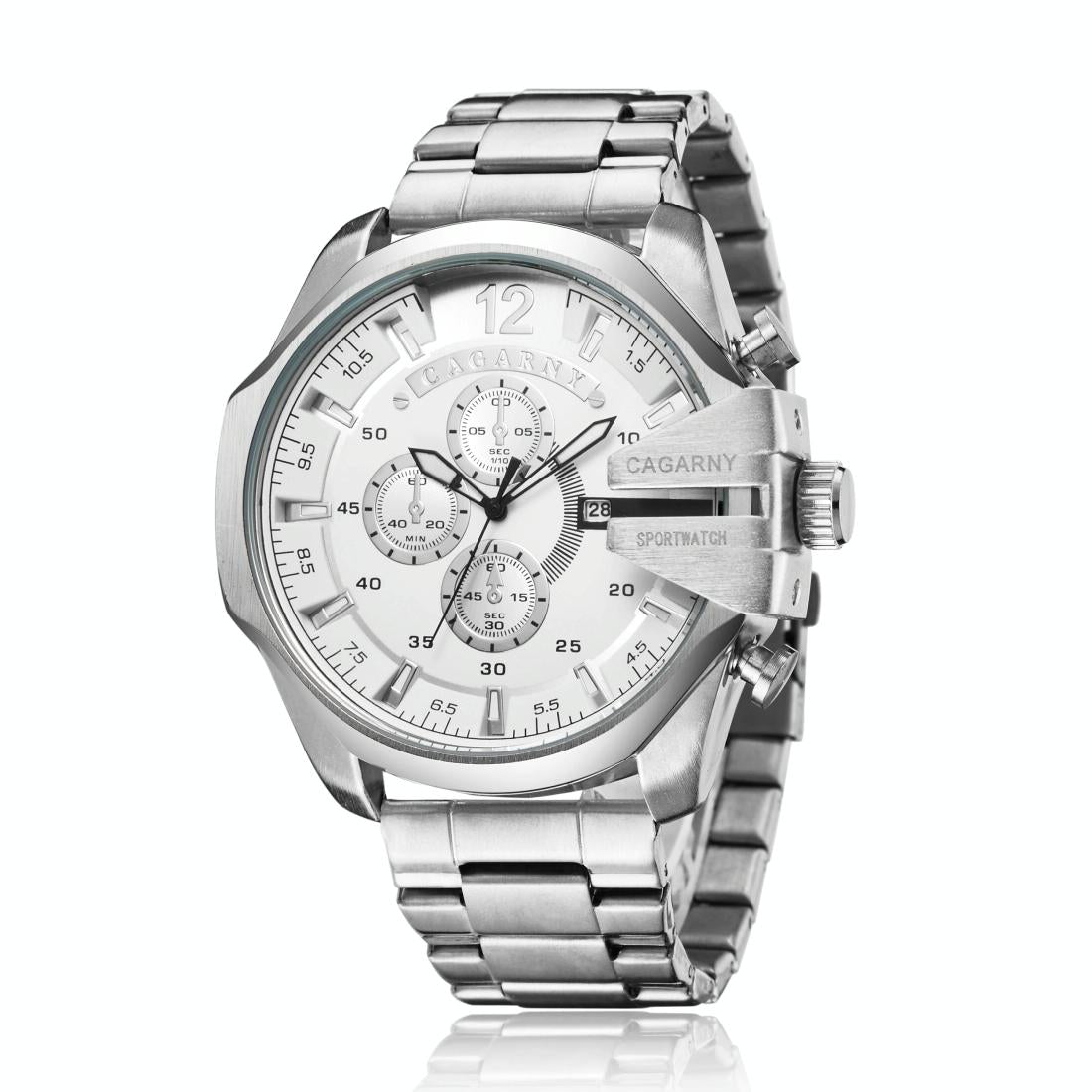 V562-S8386AW-202508290852-00 Stainless Steel Quartz Watch - Waterproof & Fashionable - Wa6838S - Image 1