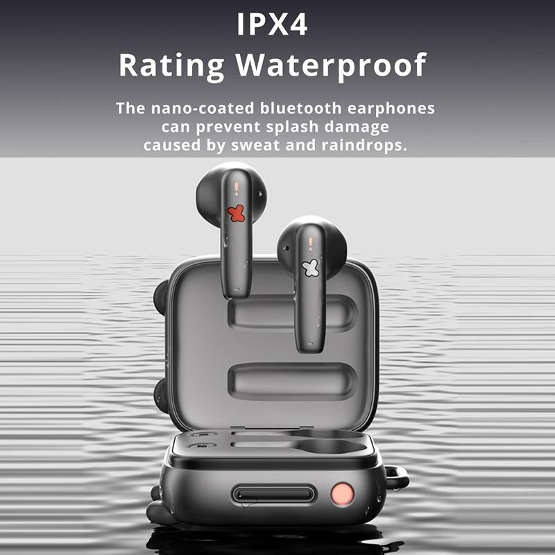 V562-S8589D6PI-202508280910-02 Wireless Bluetooth 5.0 Earphones - Suitcase Shape Ipx4 Tws - Silver - Image 3