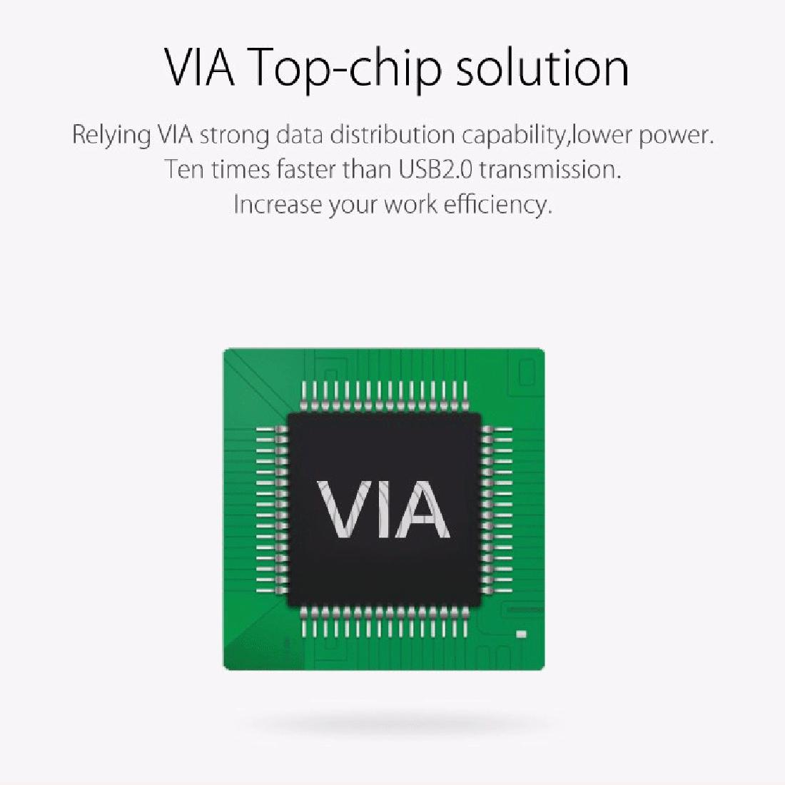 V562-S9003CP-202508280441-03 Aluminum 4-Port Usb 3.0 Hub + 12V Power Supply - Image 4