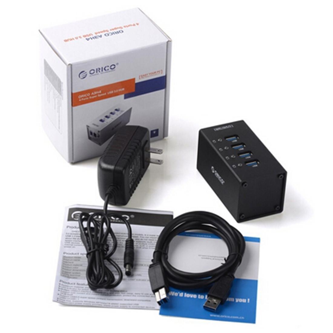 V562-S9003CP-202508280441-04 Aluminum 4-Port Usb 3.0 Hub + 12V Power Supply - Image 5