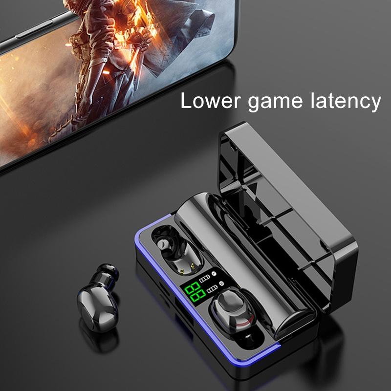 V562-W4450D6PI-202508281641-08 Waterproof Touch Wireless Bluetooth Earphones with Charging Box - 5.0 - White - Image 9