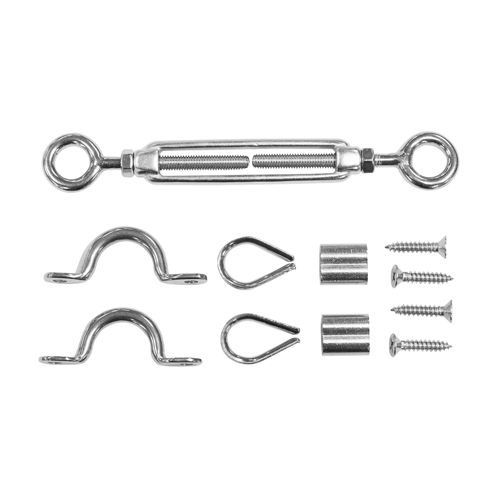 V563-CHS032-202508190830-01 Pinnacle Hardware 316 Marine Grade Stainless Steel Eye/Eye Turnbuckle Balustrading Kit CHS032 - Image 2
