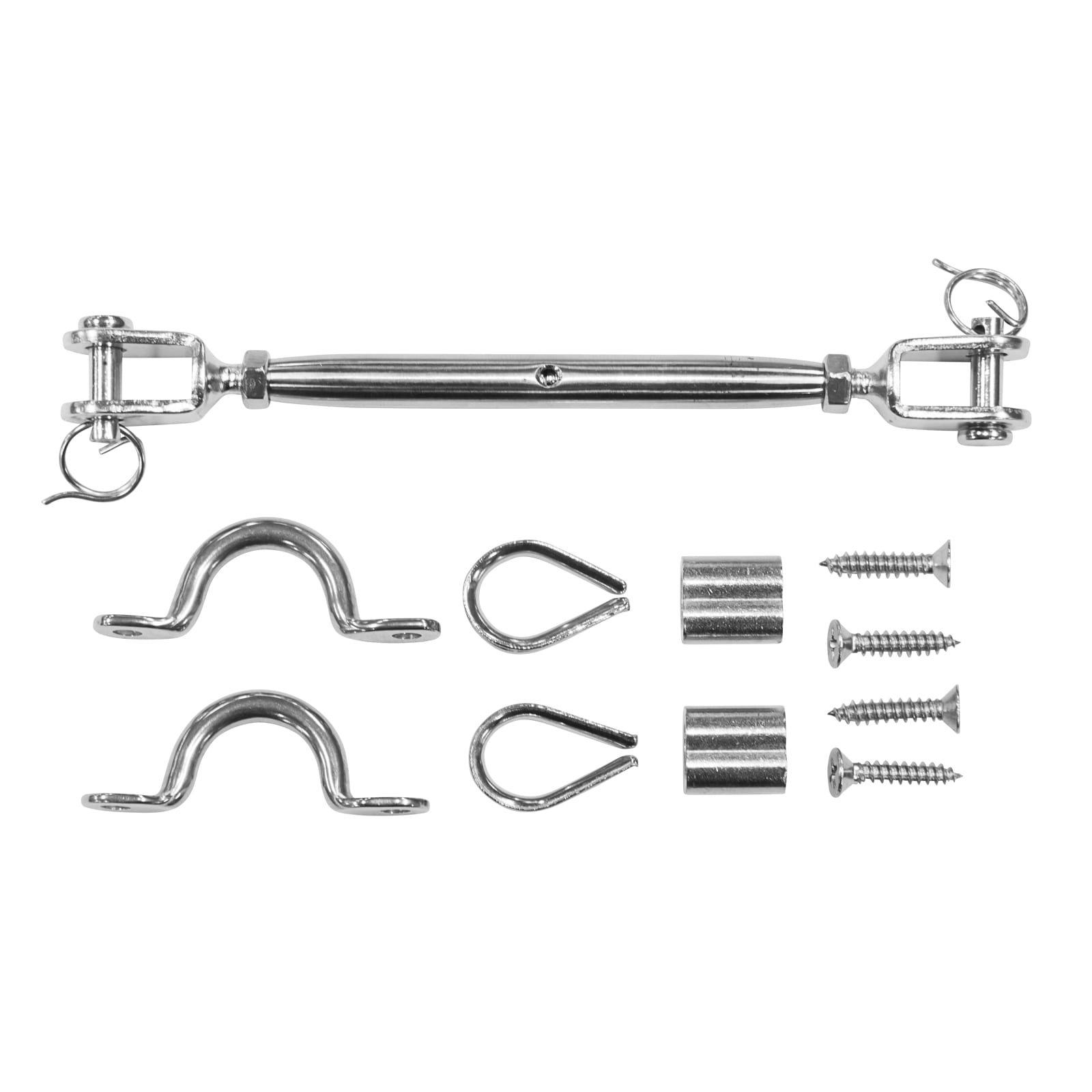 V563-CHS033-202508190830-01 Pinnacle Hardware 316 Stainless Steel Marine Grade Jaw/Jaw Bottlescrew Balustradig Kit CHS033 - Image 2