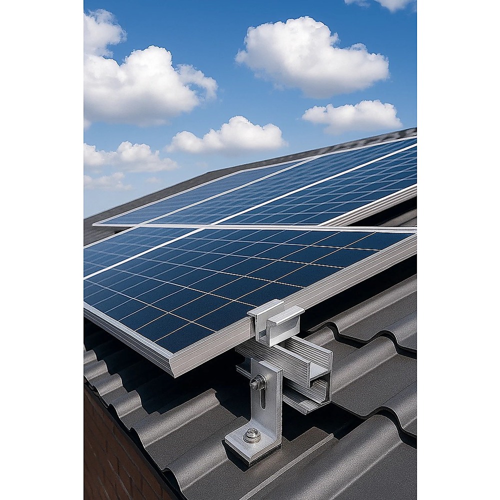 V63-953941-202509221031-01 Solar Panel Roof Mount Kit – Universal Clamps & Brackets Set - Image 2