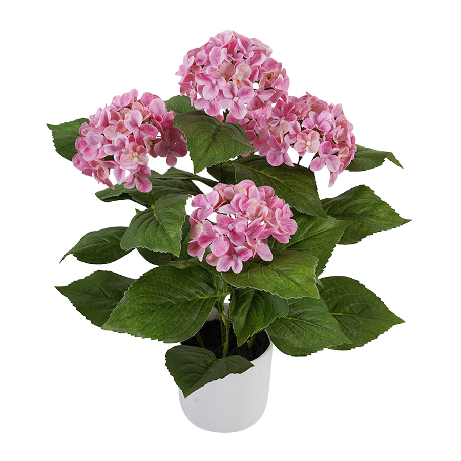 V637-05074HYD-202508251430-02 Potted Artificial Hydrangea 50cm - Image 3