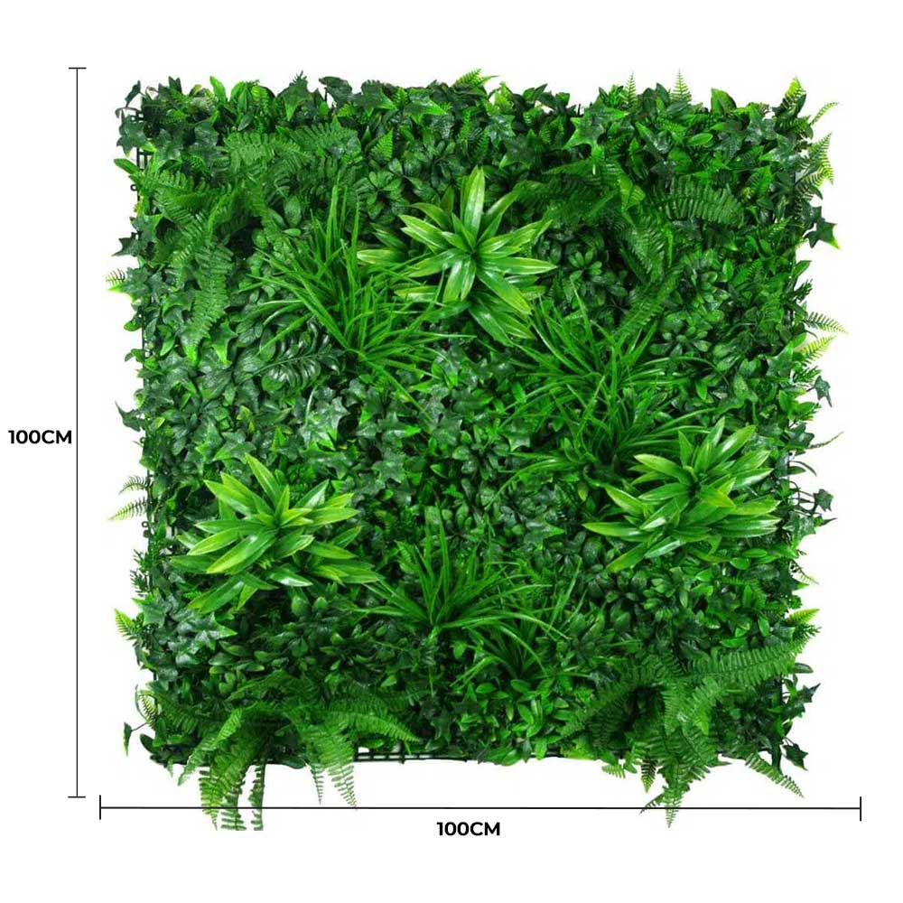 V637-1005798-202508251325-01 Luxury Green Tropics Vertical Garden/Green Wall UV Resistant 100cm x 100cm - Image 2