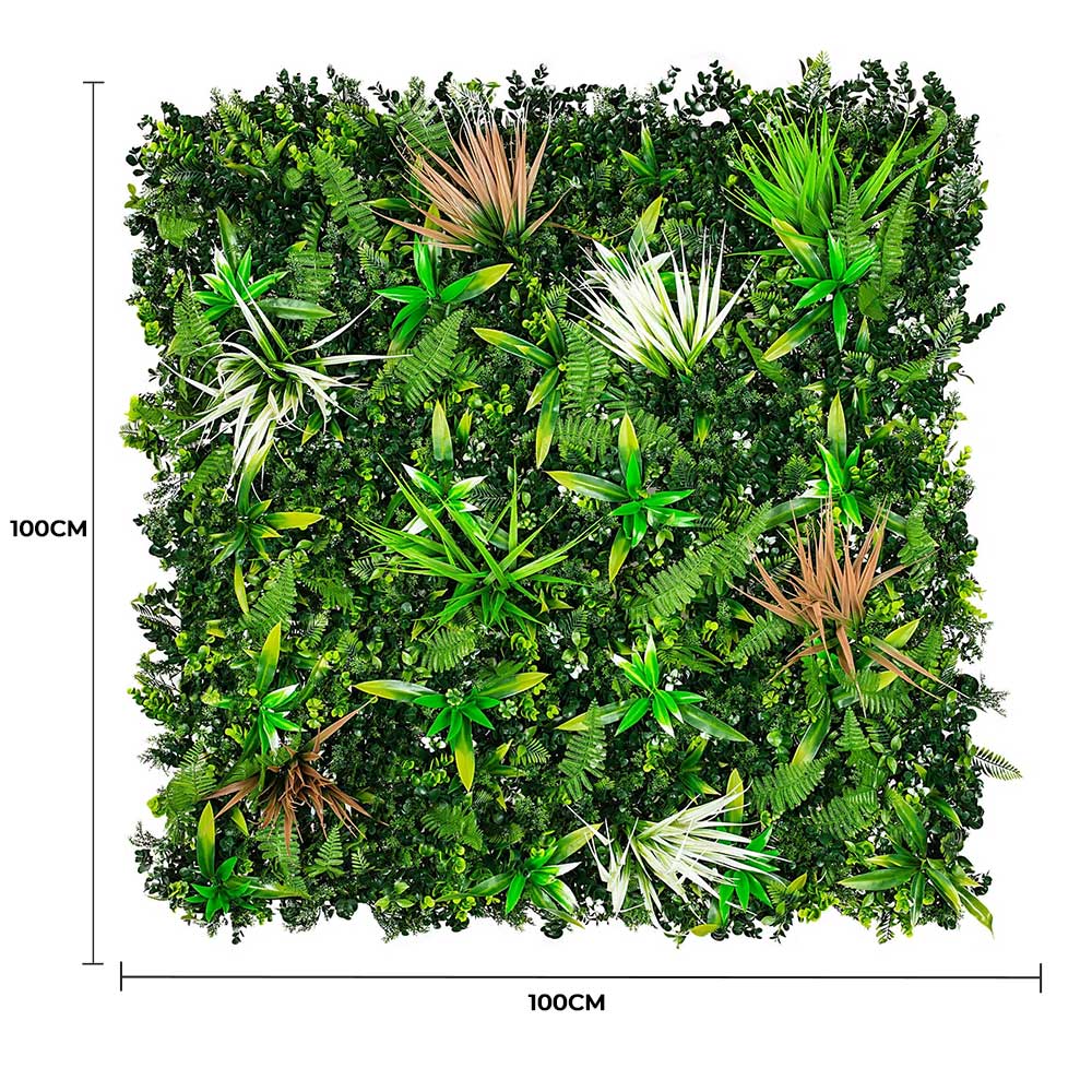 V637-1019775-202508251353-01 Wild Tropics Vertical Garden / Green Wall UV Resistant 100cm X 100cm - Image 2
