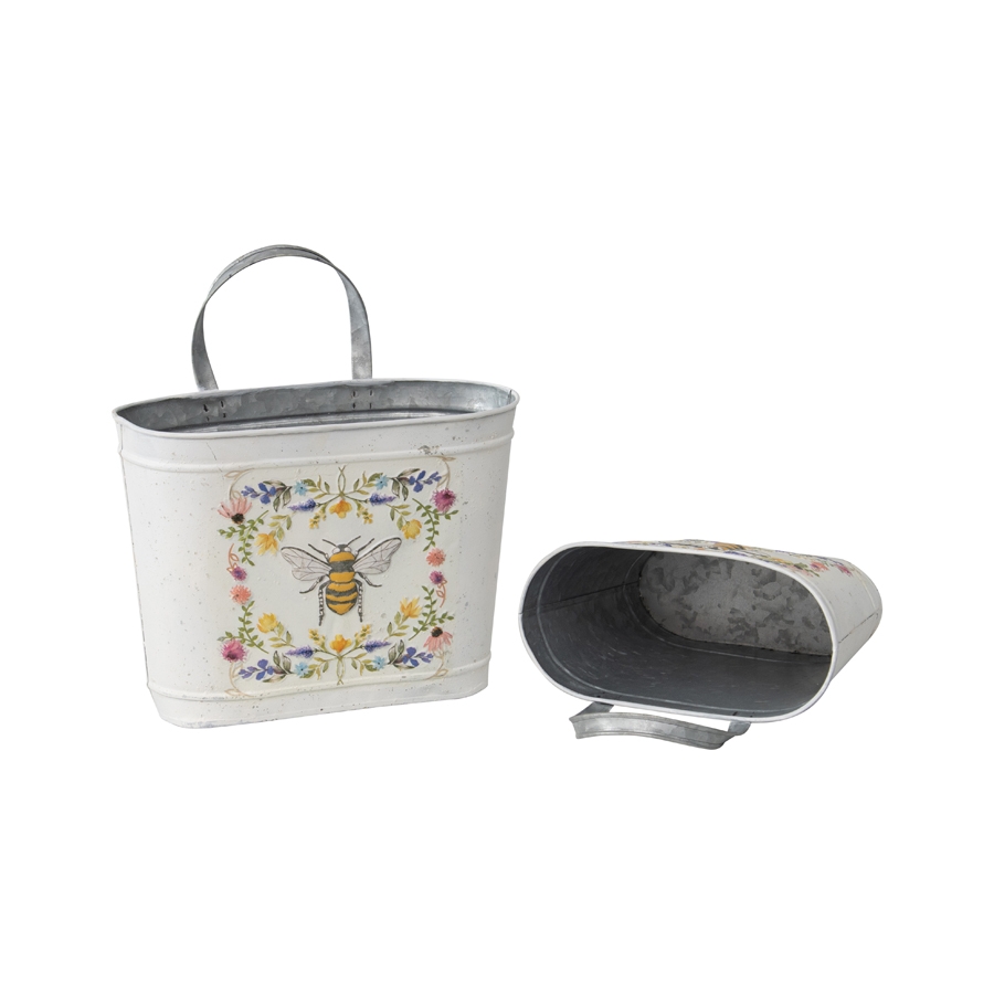 V637-11031PLN-202508251440-03 Set 2 Oval Planter Storage Bucket 28cm - Image 4