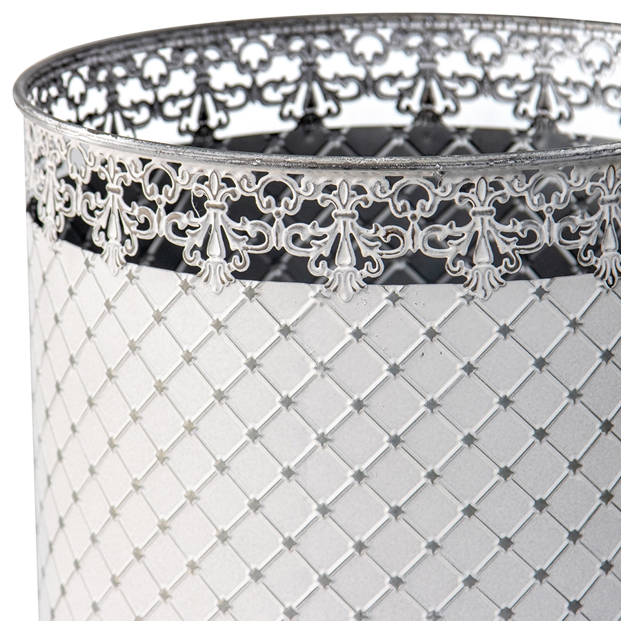 V637-13307PLN-202508251525-02 Set 2 French Country Round Planter / Storage 32cm - Image 3