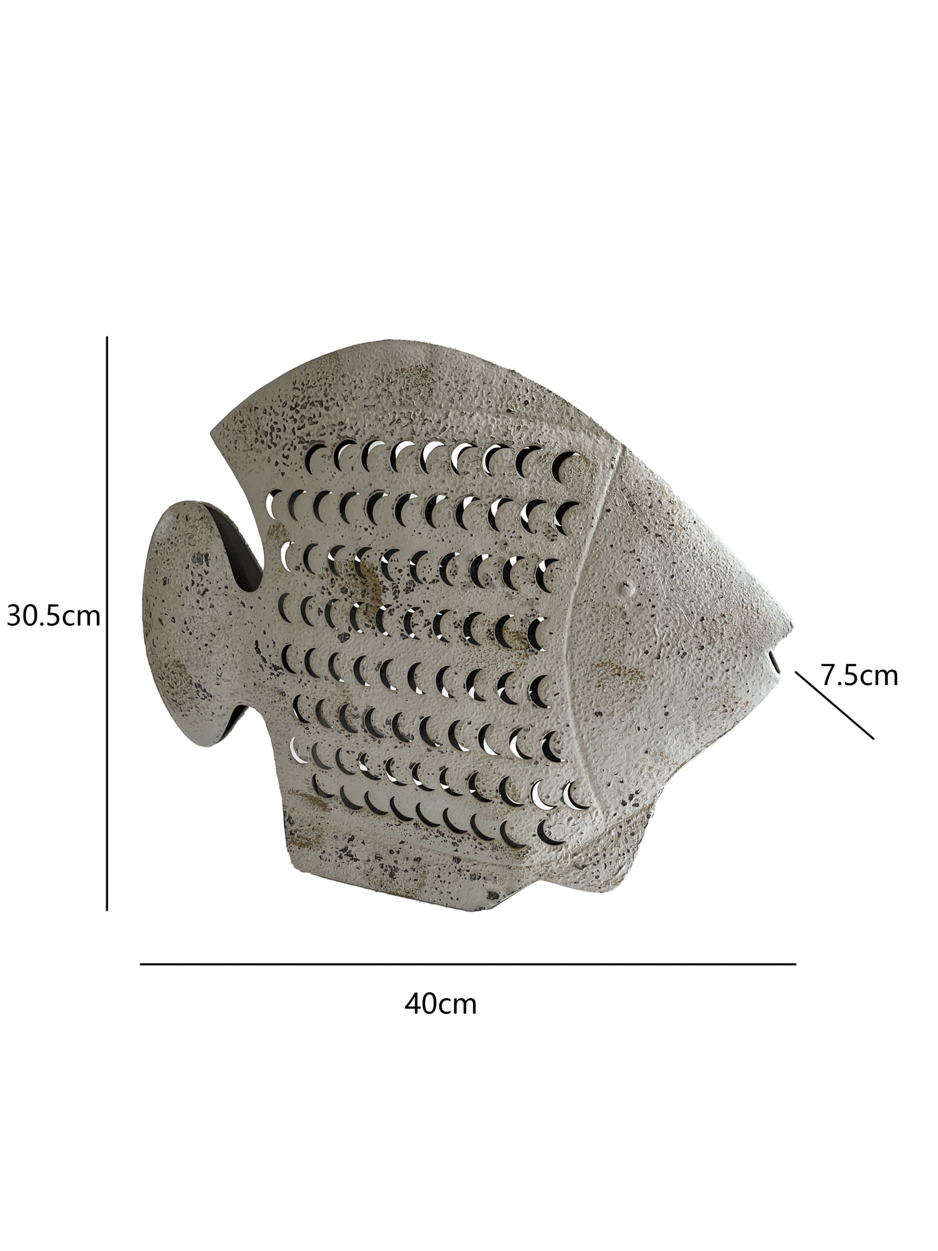 V637-97044FSH-202508251915-01 Fish With Scales Ornament 40cm - Image 2