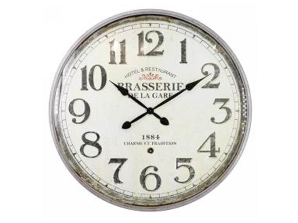 V637-ACC28139-202508251920-01 Brasserie Round Wall Clock 80cm - Image 2