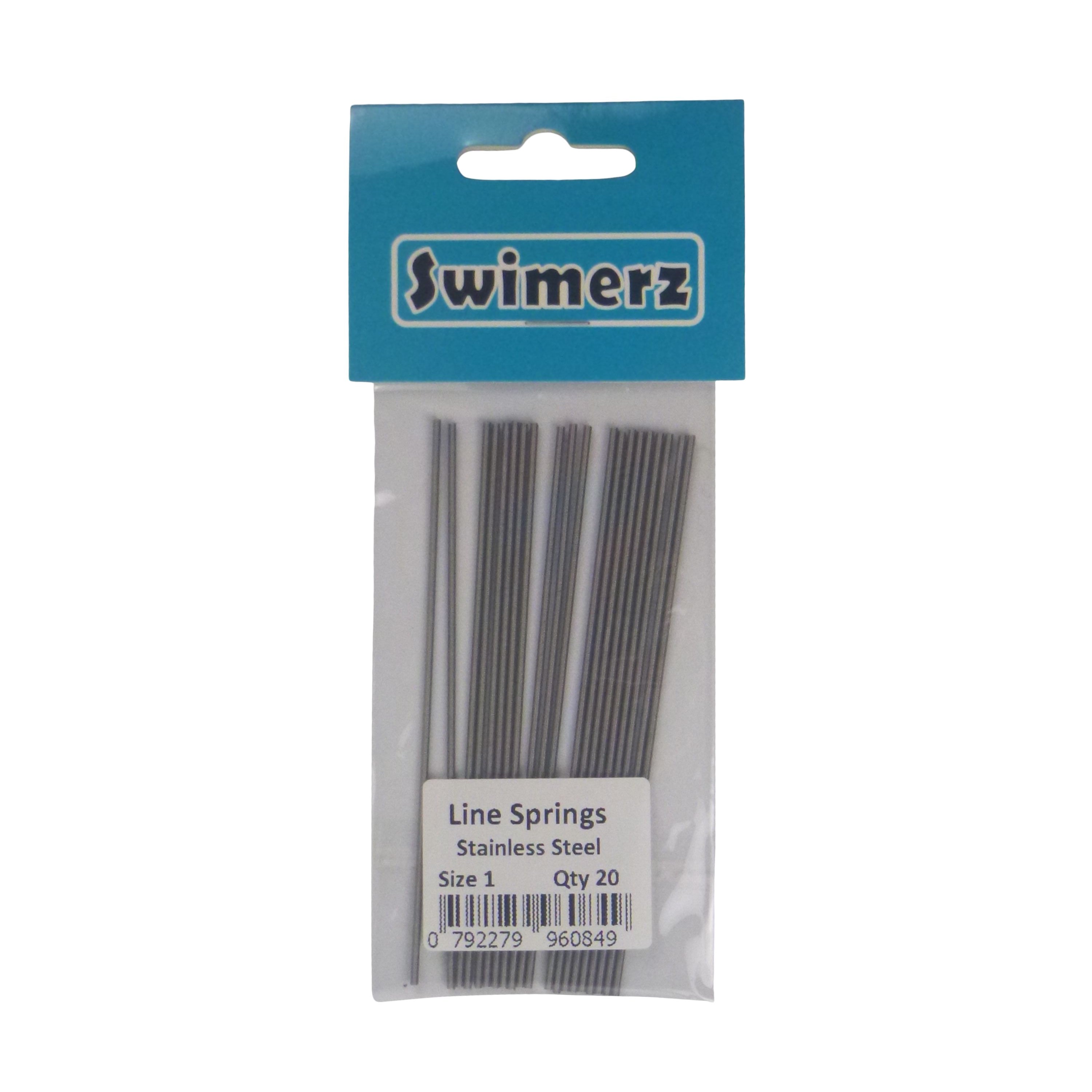 V658-93MC000020402-202507311330-01 Swimerz Stainless Steel Fishing Line Springs, Size 1, 10cmL, 1.1mmID, 1.5mmOD - Image 2