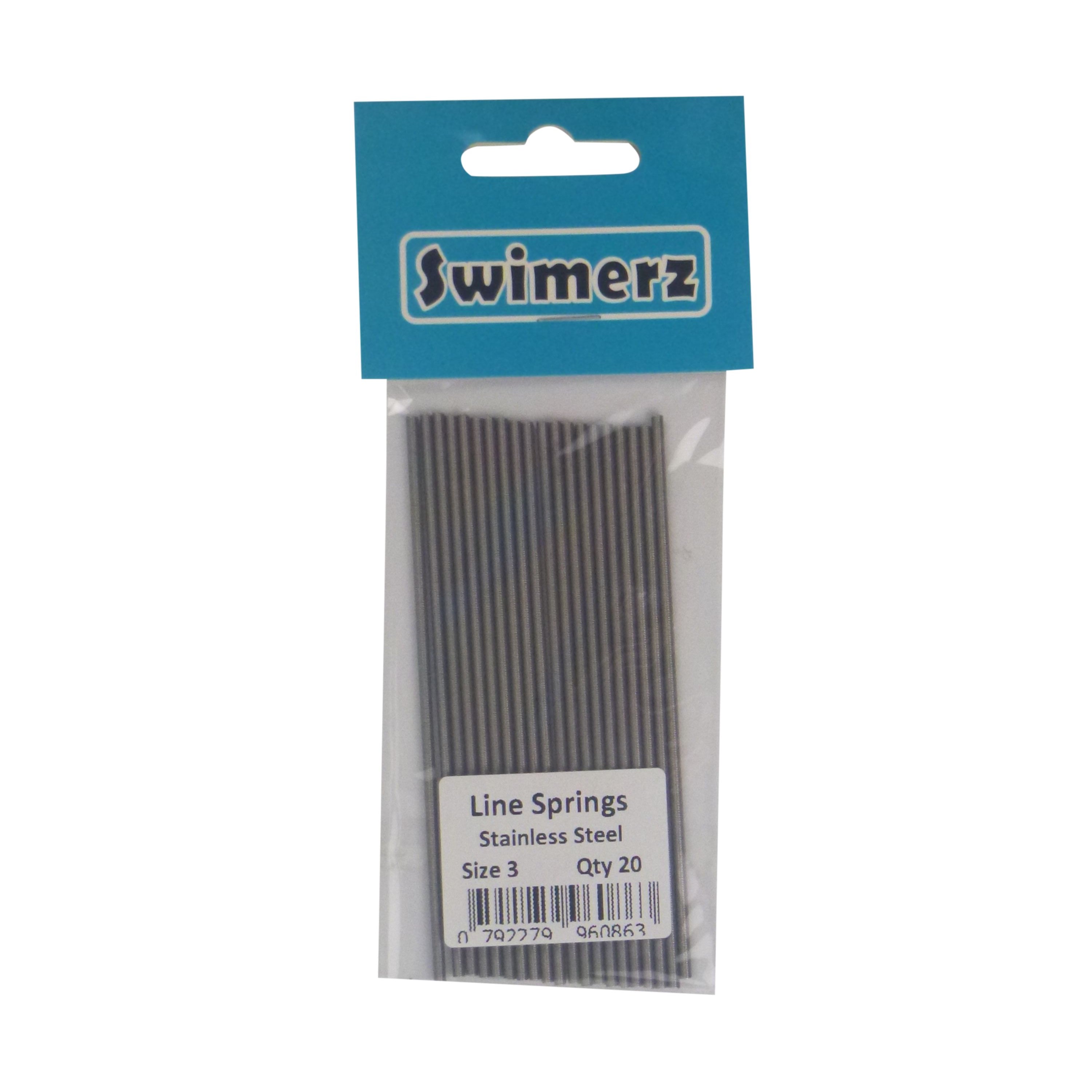V658-93MC000020404-202507311330-01 Swimerz Stainless Steel Fishing Line Springs, Size 3, 10cmL, 1.6mmID, 2.2mmOD - Image 2