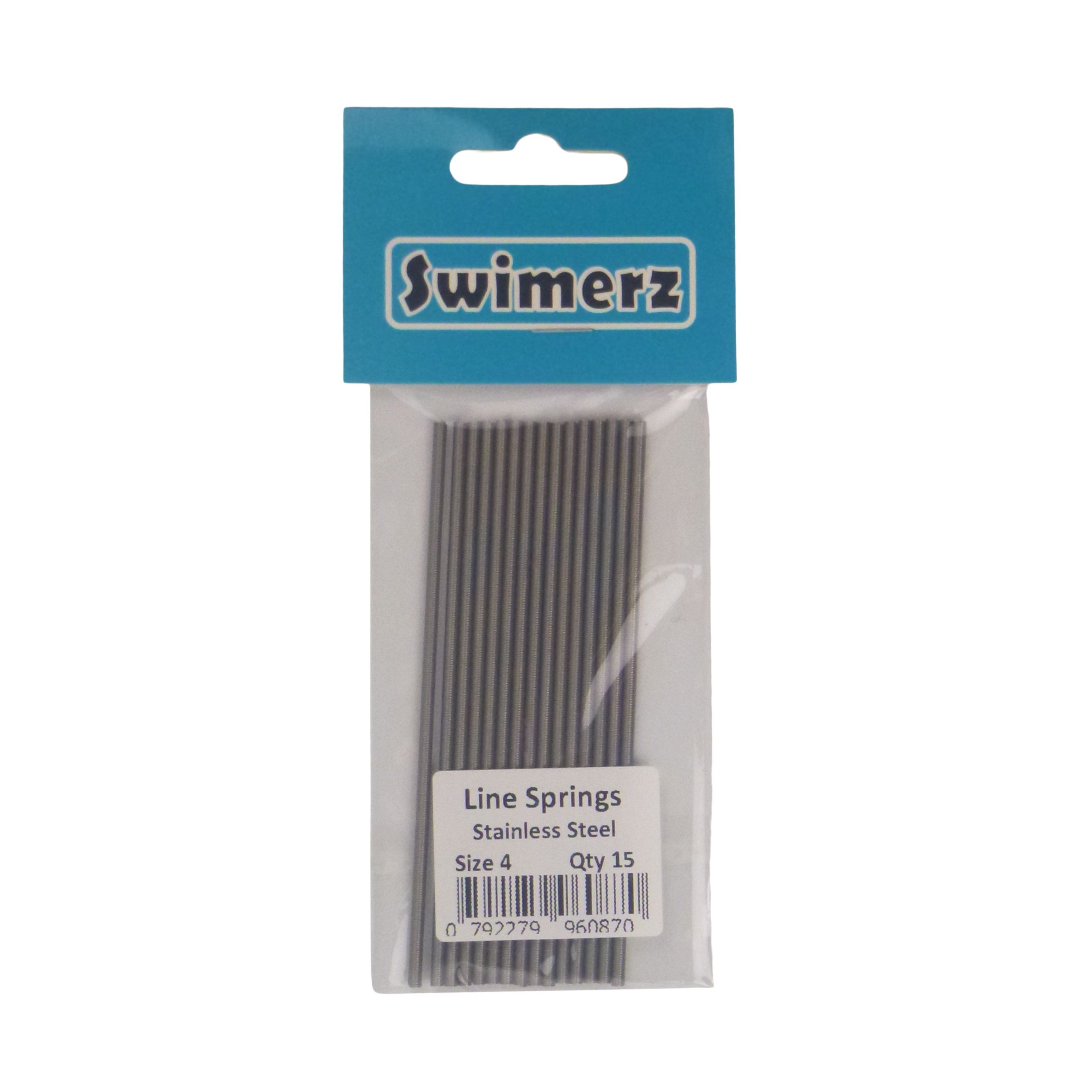 V658-93MC000020405-202507311330-01 Swimerz Stainless Steel Fishing Line Springs, Size 4, 10cmL, 1.9mmID, 2.5mmOD - Image 2