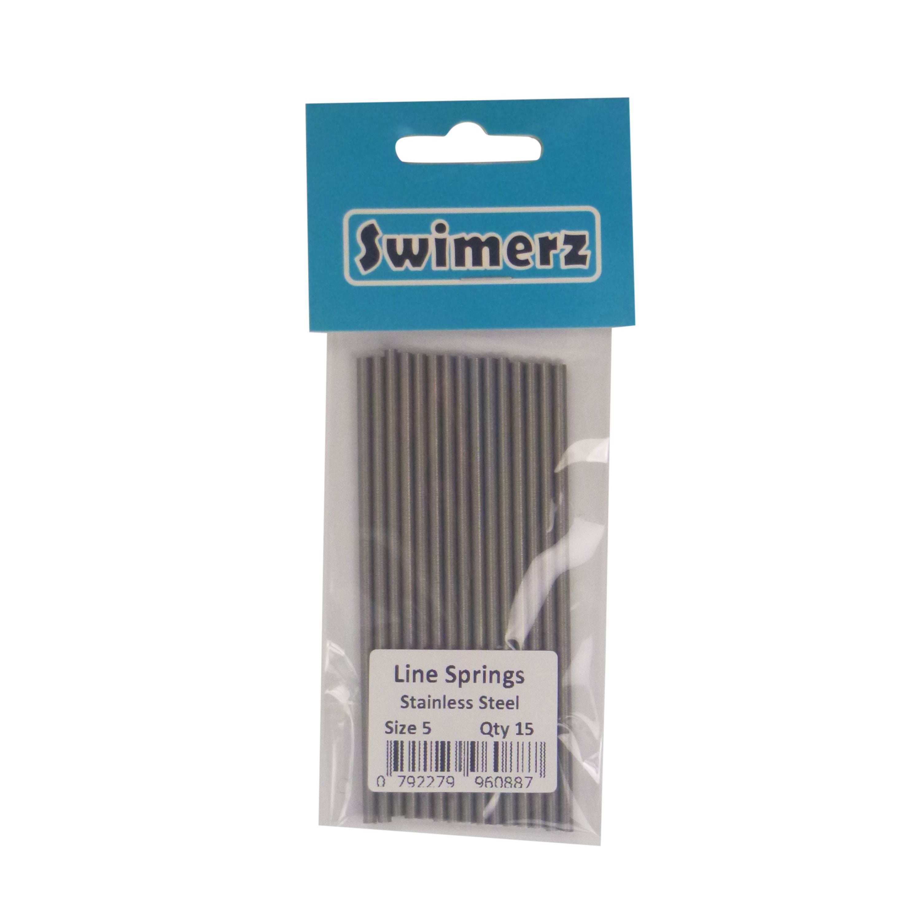 V658-93MC000020406-202507311331-01 Swimerz Stainless Steel Fishing Line Springs, Size 5, 10cmL, 2.4mmID, 3.0mmOD - Image 2
