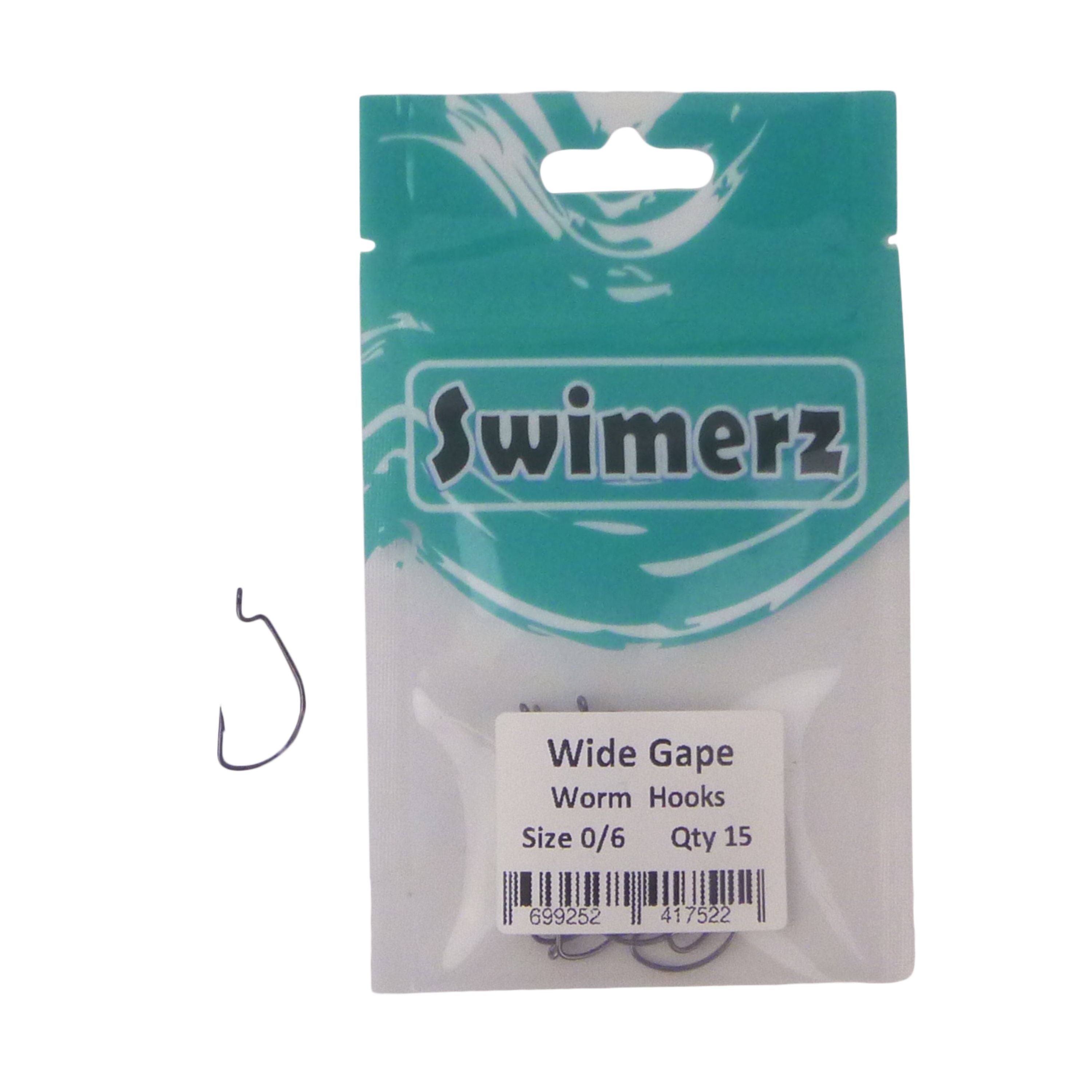 V658-93MC000102003-202507311316-01 Swimerz 0/6 Wide Gape Worm Hook 15 Pack - Image 2