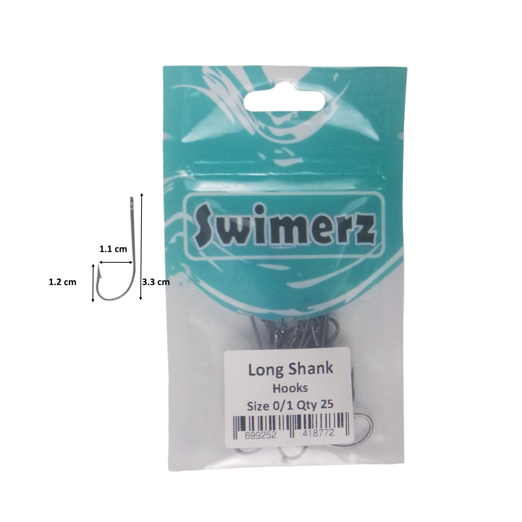 V658-93MC000104098-202507311310-02 Swimerz 0/1 Long Shank Worm Hook 25 Pack - Image 3
