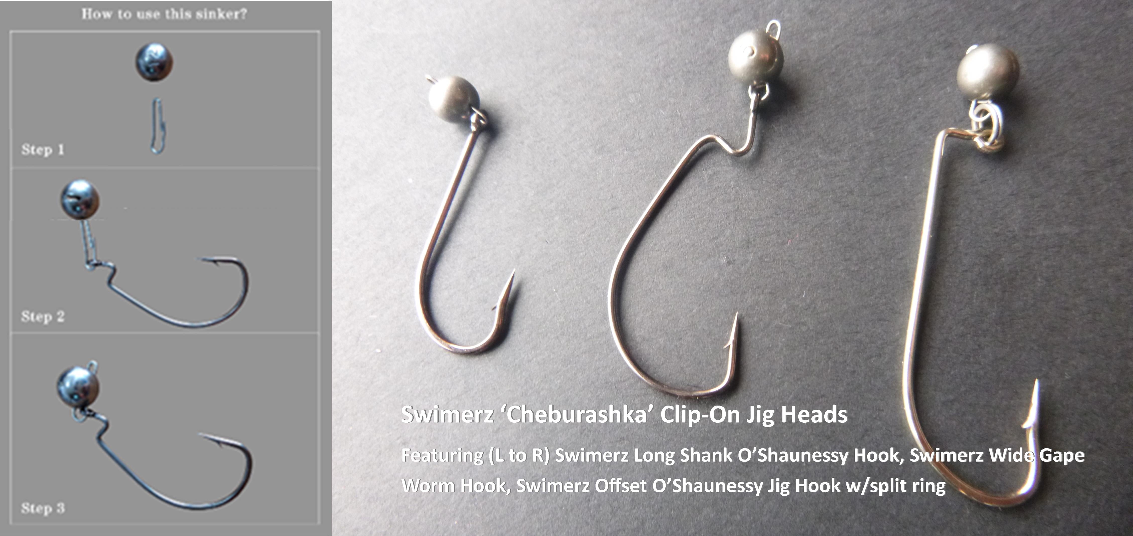 V658-93MC000160212-202507311425-01 Swimerz 7 Gram Cheburashka Clip-On Jig Head 6 Pack - Image 2
