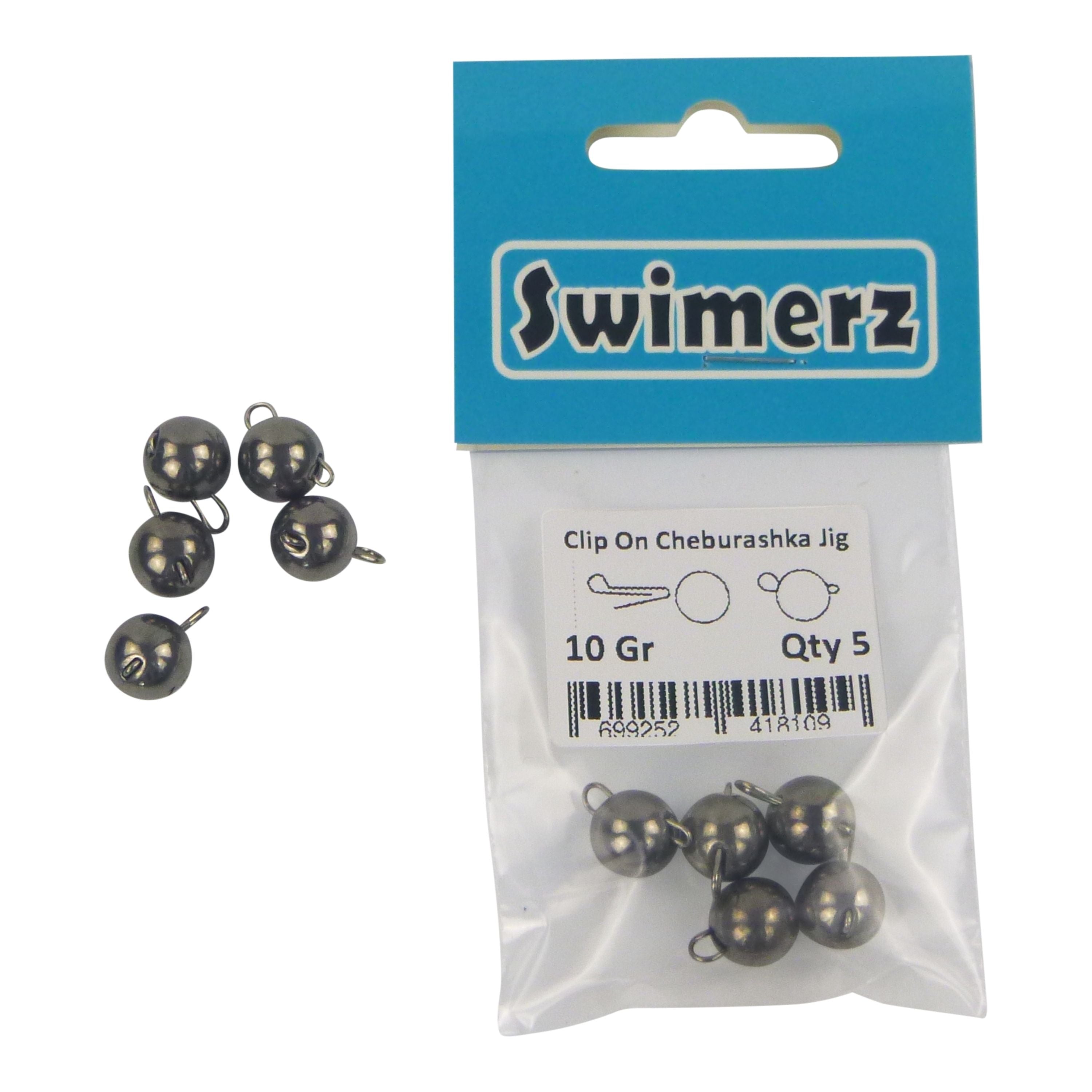 V658-93MC000160213-202507311330-02 Swimerz 10 Gram Cheburashka Clip-On Jig Head 5 Pack - Image 3