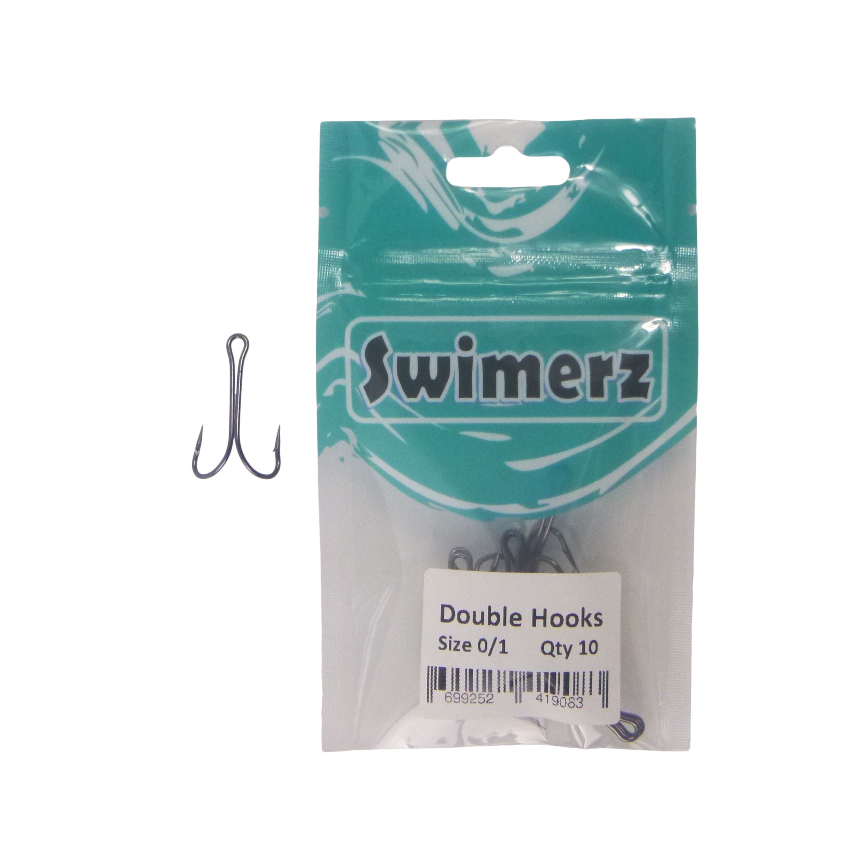 V658-93MC000250034-202507311320-01 Swimerz Size 1 Extra Strong Double Hook 10 Pack - Image 2