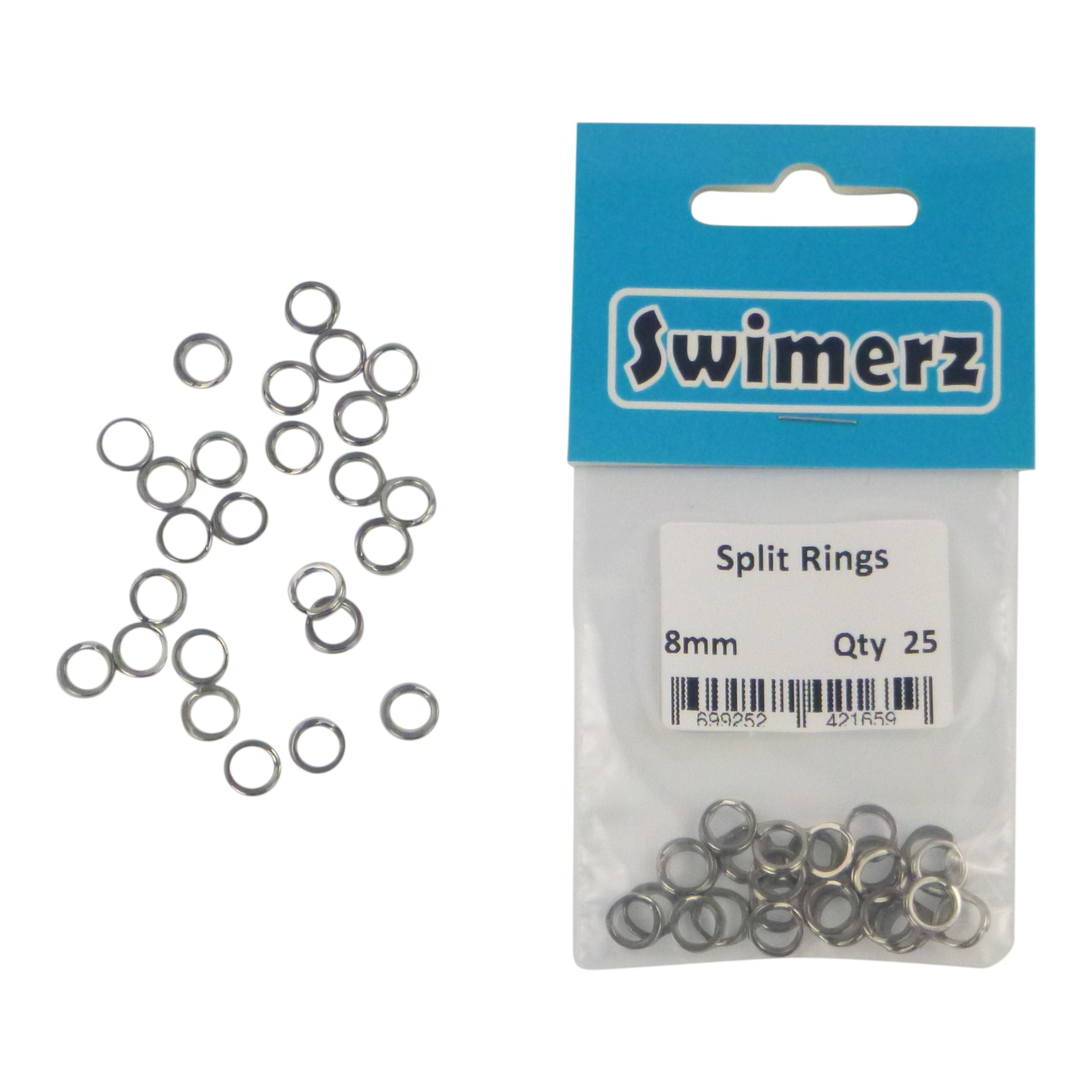 V658-93MC00025053-202507311430-01 Swimerz 8mm Split Ring Stainless Steel, 25 Pack - Image 2