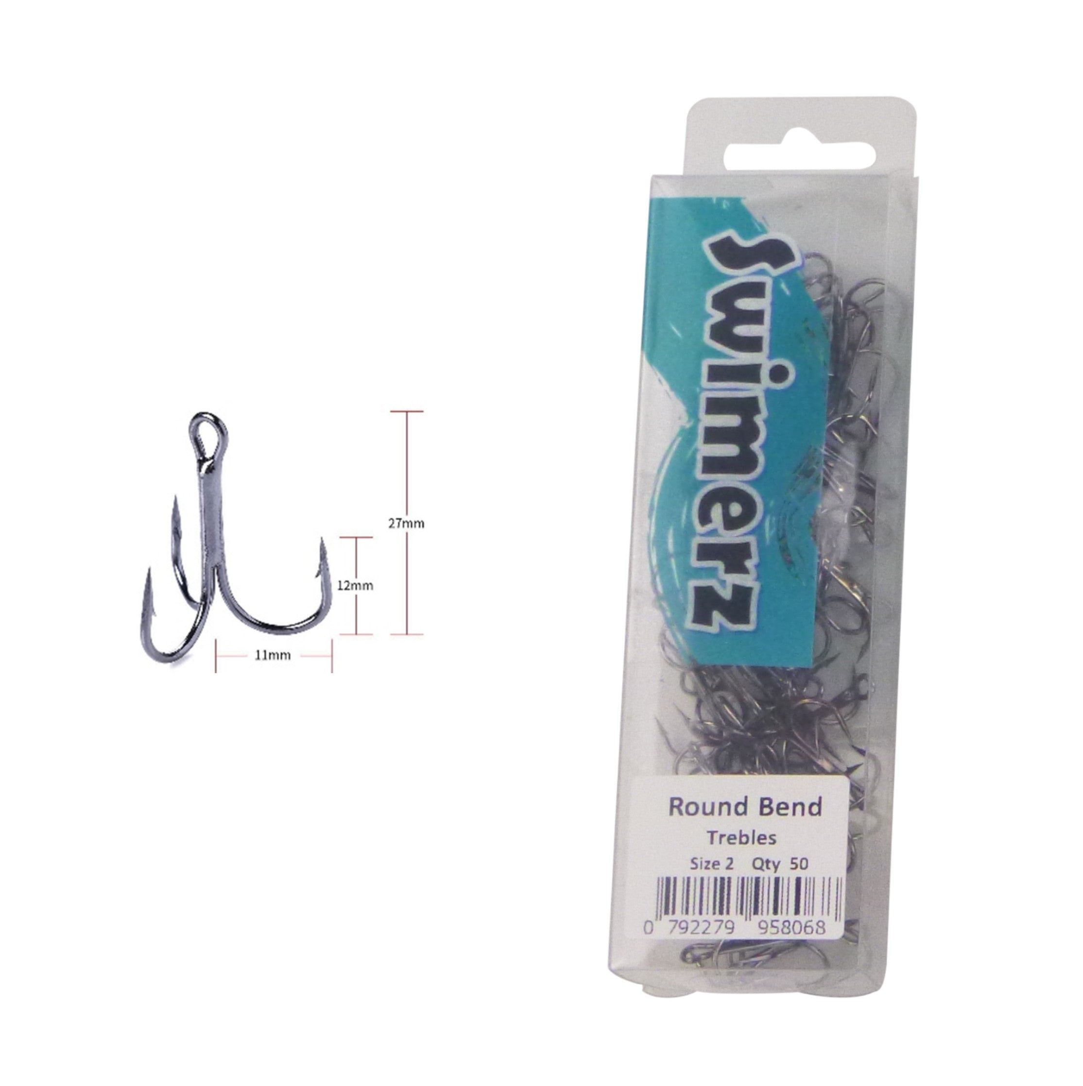V658-93MC00032005-202507311315-01 Swimerz Round Bend Trebles Size 2, 50 pack - Image 2