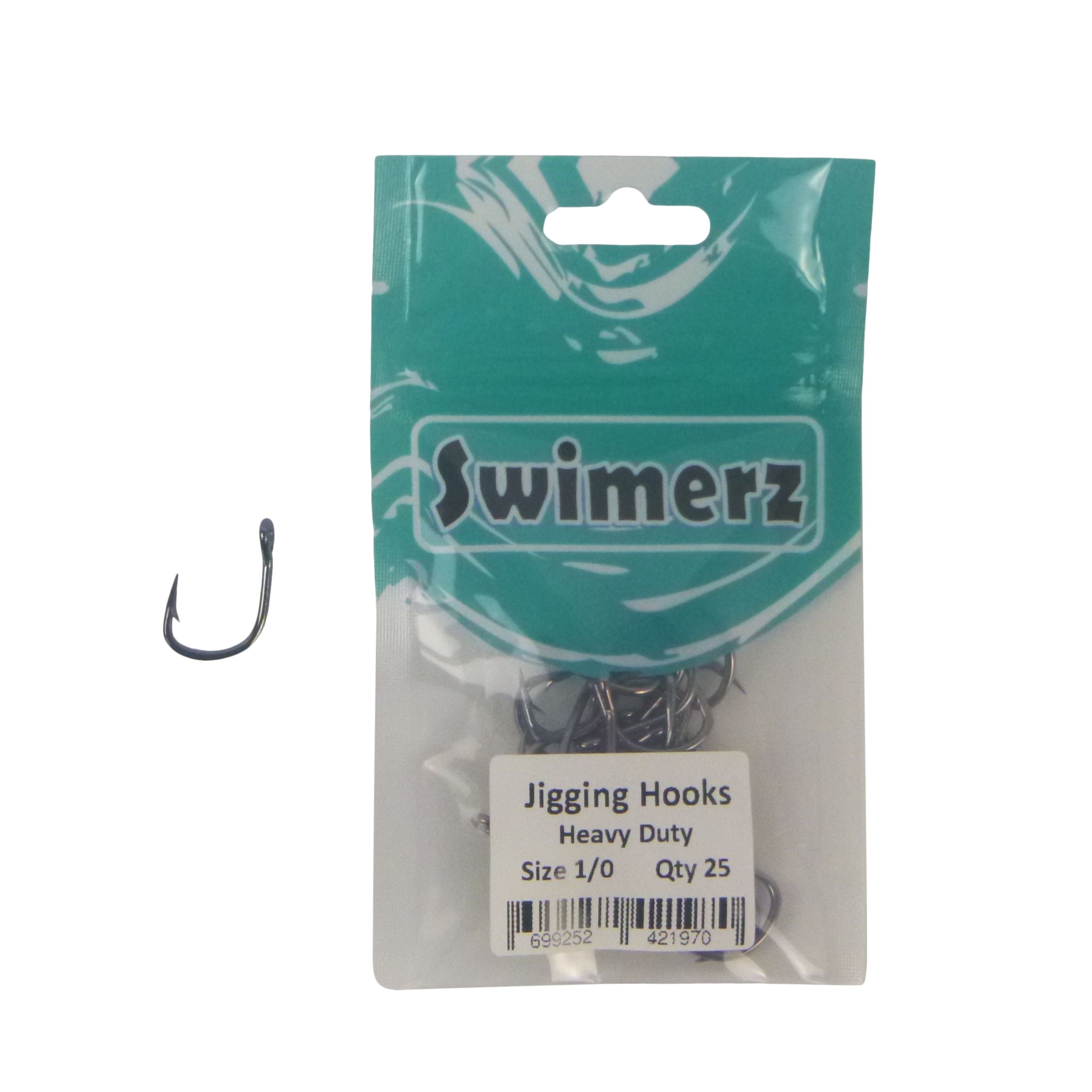 V658-93MC000370201-202507311320-01 Swimerz 1/0 Heavy Duty Jigging Hooks 25 pack - Image 2