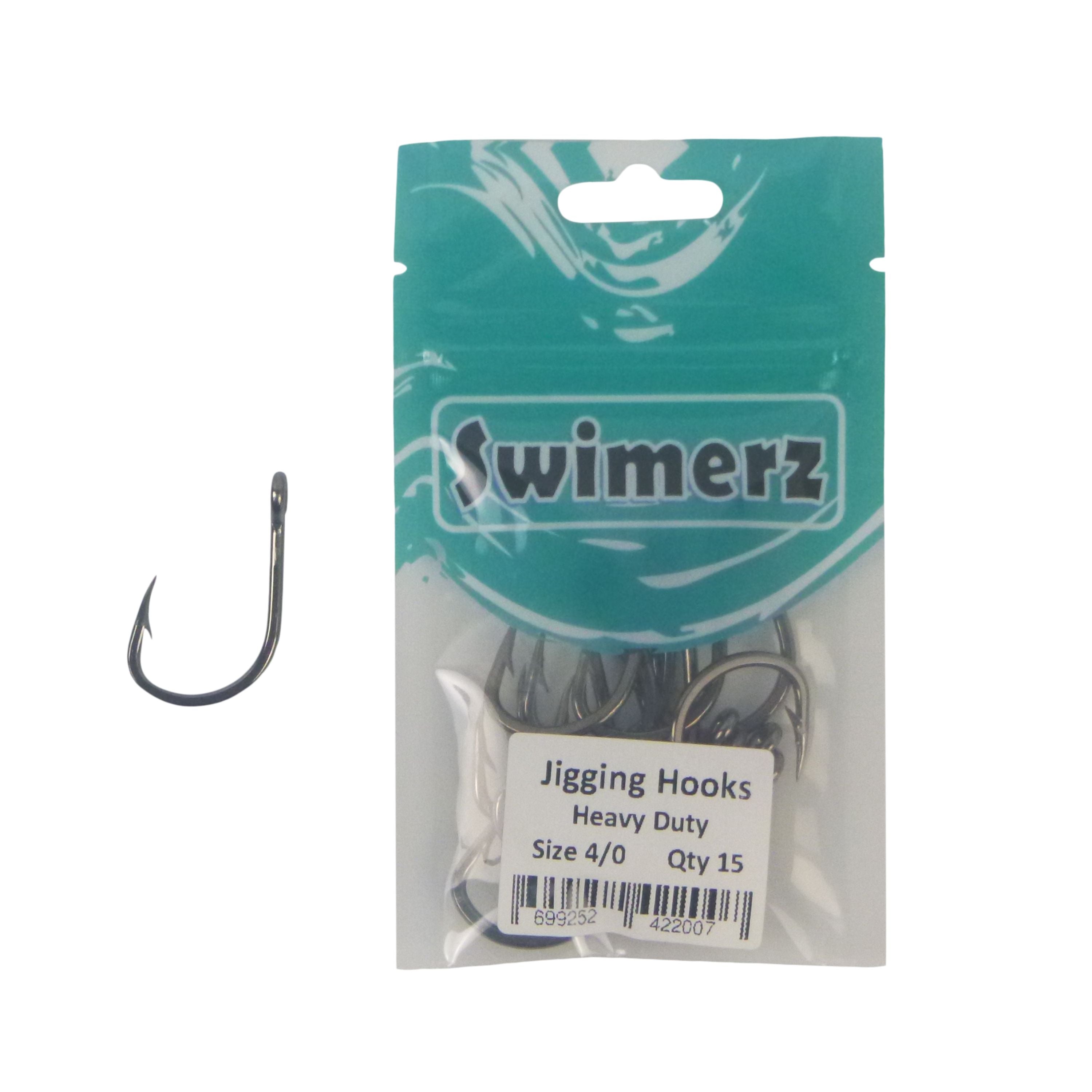 V658-93MC000370204-202507311410-01 Swimerz 4/0 Heavy Duty Jigging Hooks 15 pack - Image 2