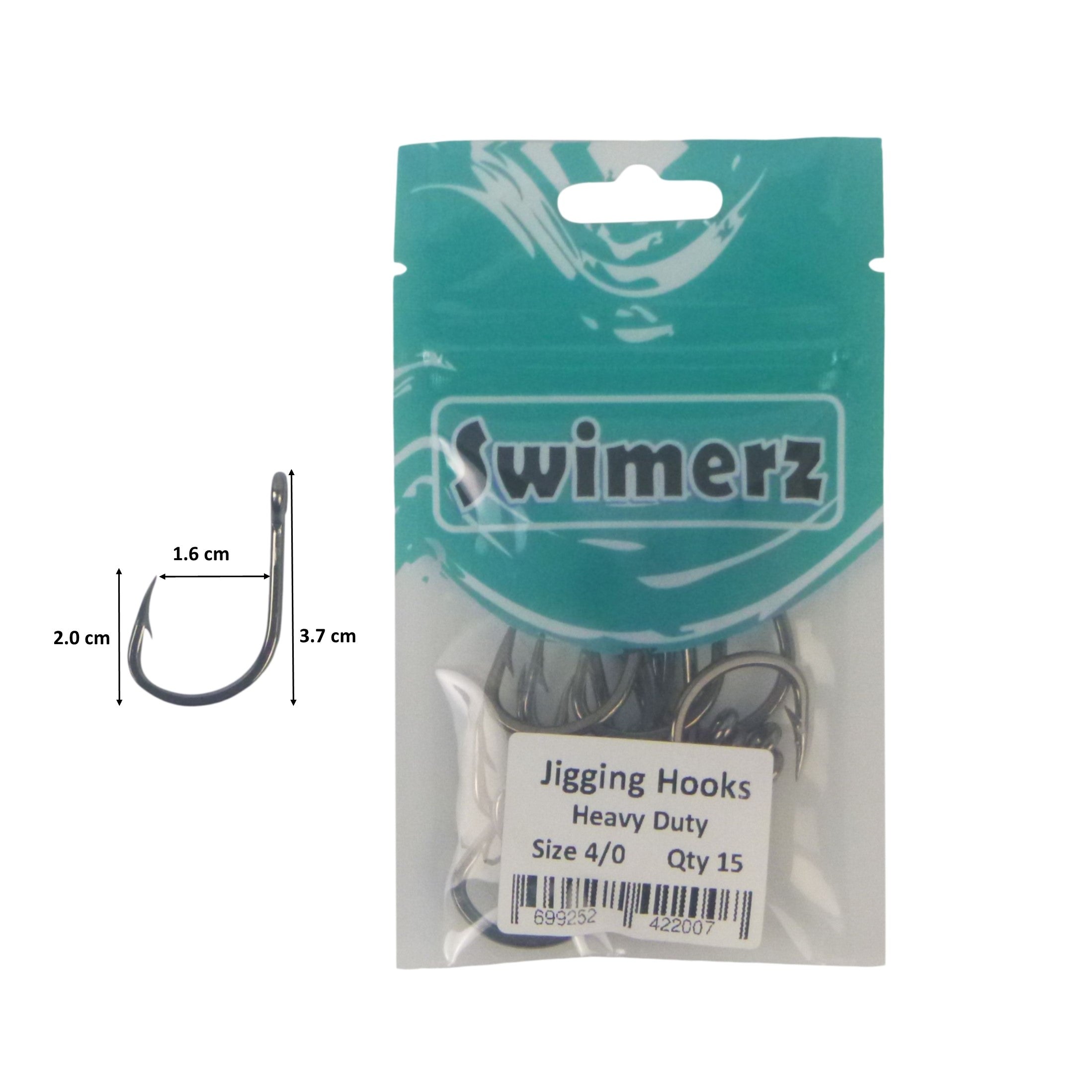 V658-93MC000370204-202507311410-02 Swimerz 4/0 Heavy Duty Jigging Hooks 15 pack - Image 3
