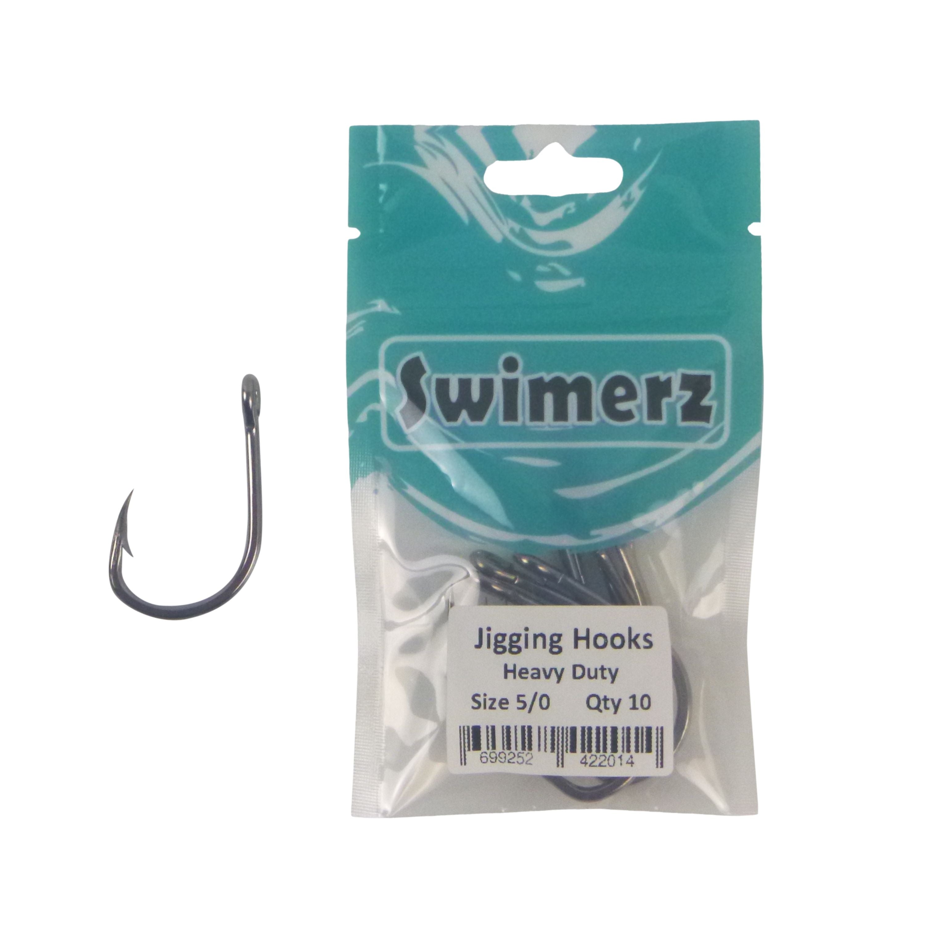 V658-93MC000370205-202507311416-01 Swimerz 5/0 Heavy Duty Jigging Hooks 10 pack - Image 2