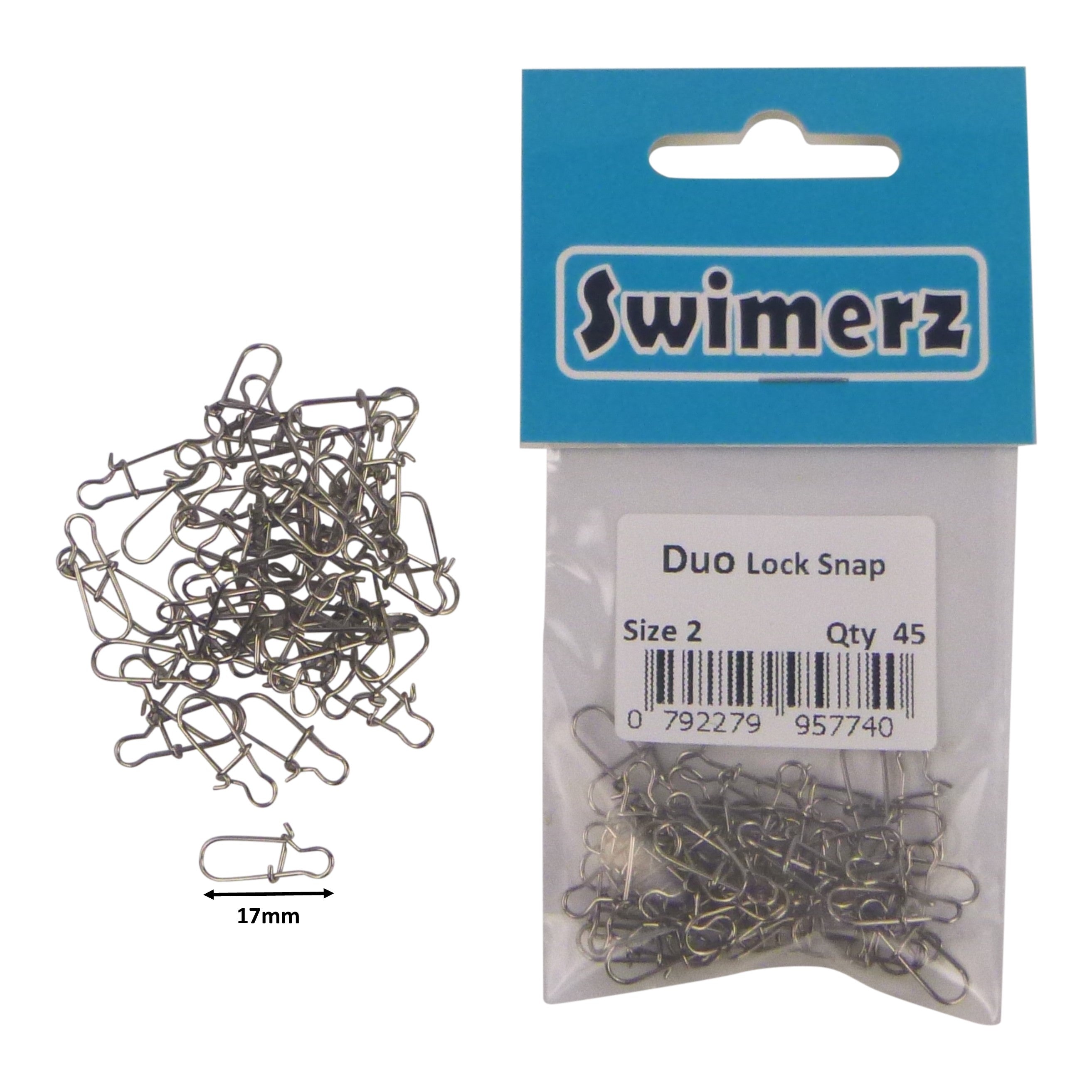 V658-93MC000490030-202507311226-01 Swimerz Duo Lock Snaps Size 2. Pack 45 pack - Image 2