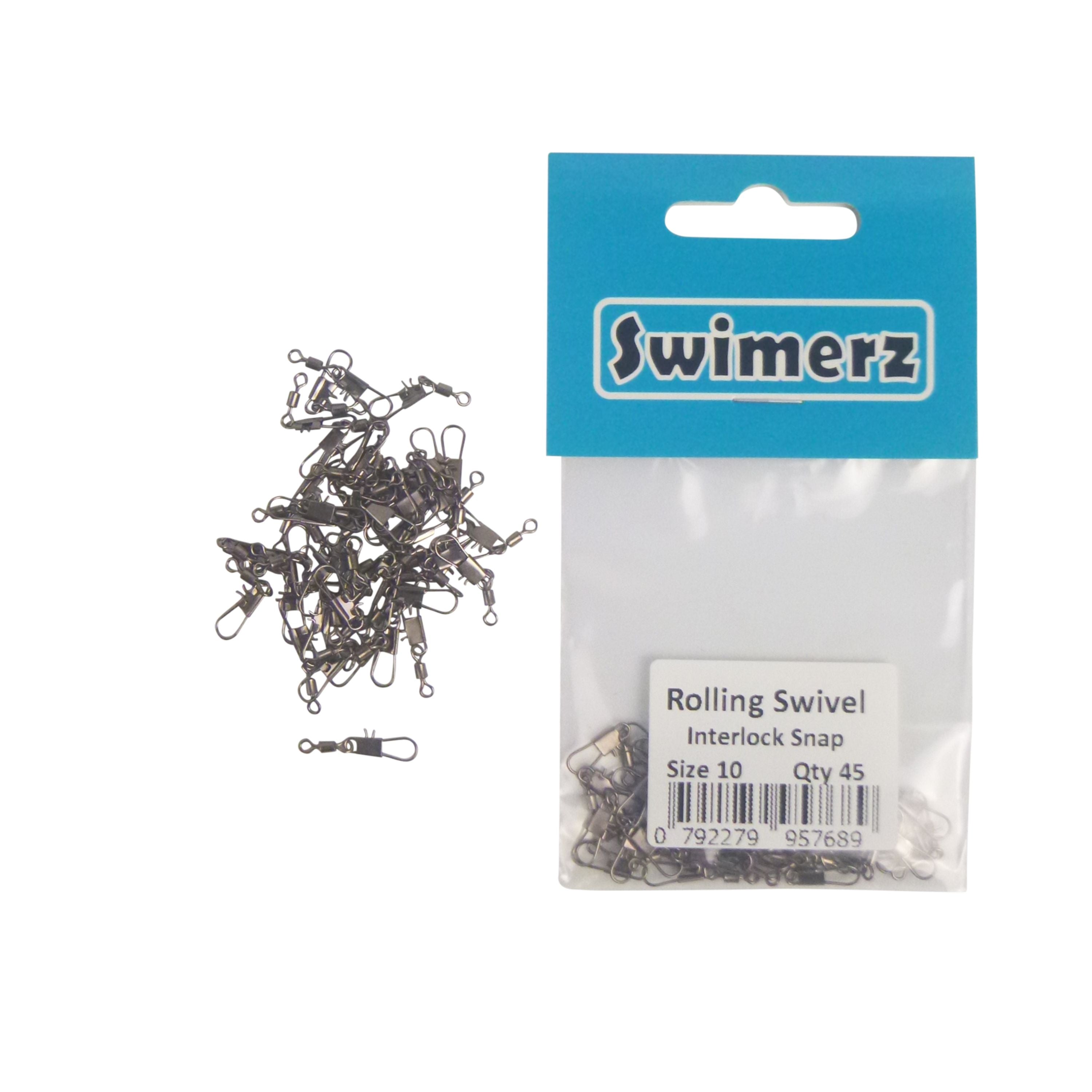 V658-93MC000490712-202507311255-02 Swimerz Rolling Swivel w Interlock Snap, Size 10, 45 pack - Image 3
