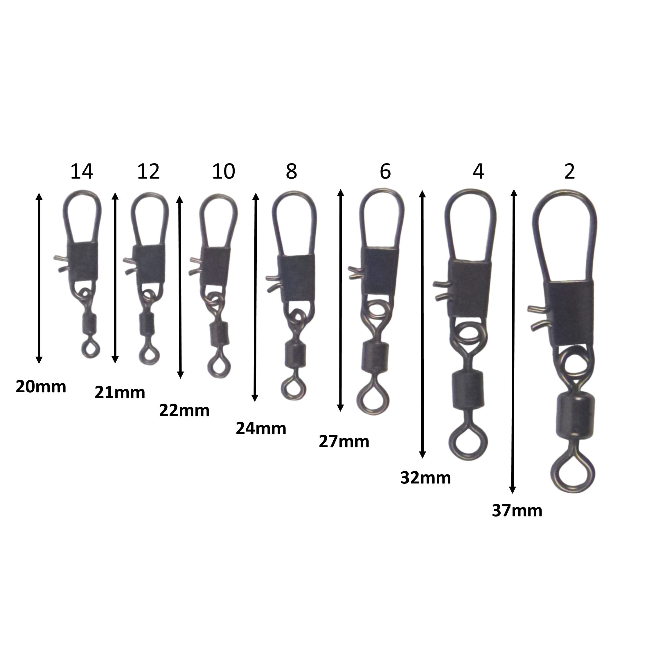 V658-93MC000492201-202507311305-01 Swimerz Rolling Swivel w Interlock Snap, Size 2, 35 pack - Image 2