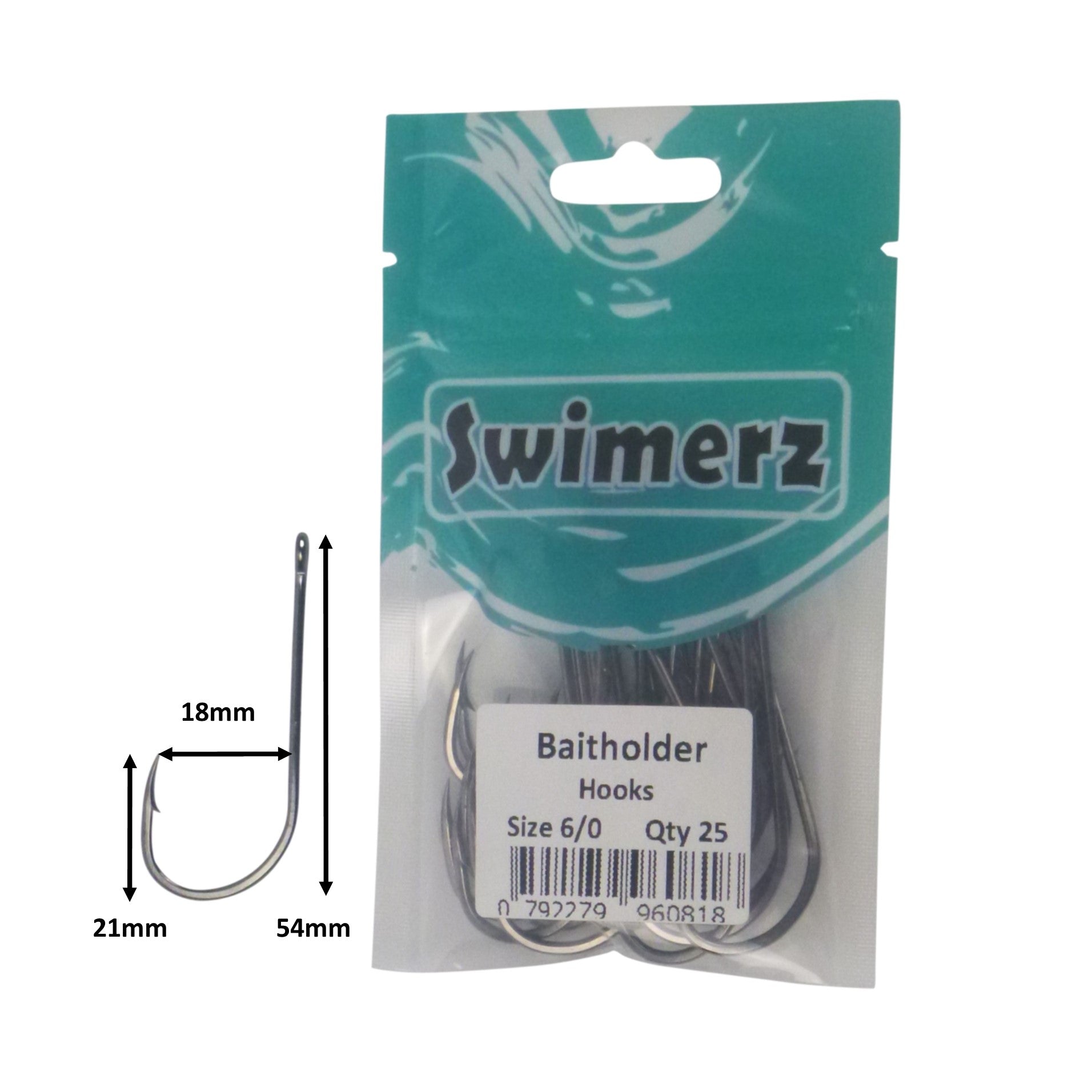V658-93MC000496109-202507311421-02 Swimerz 6/0 Baitholder Hook, Qty 25 - Image 3