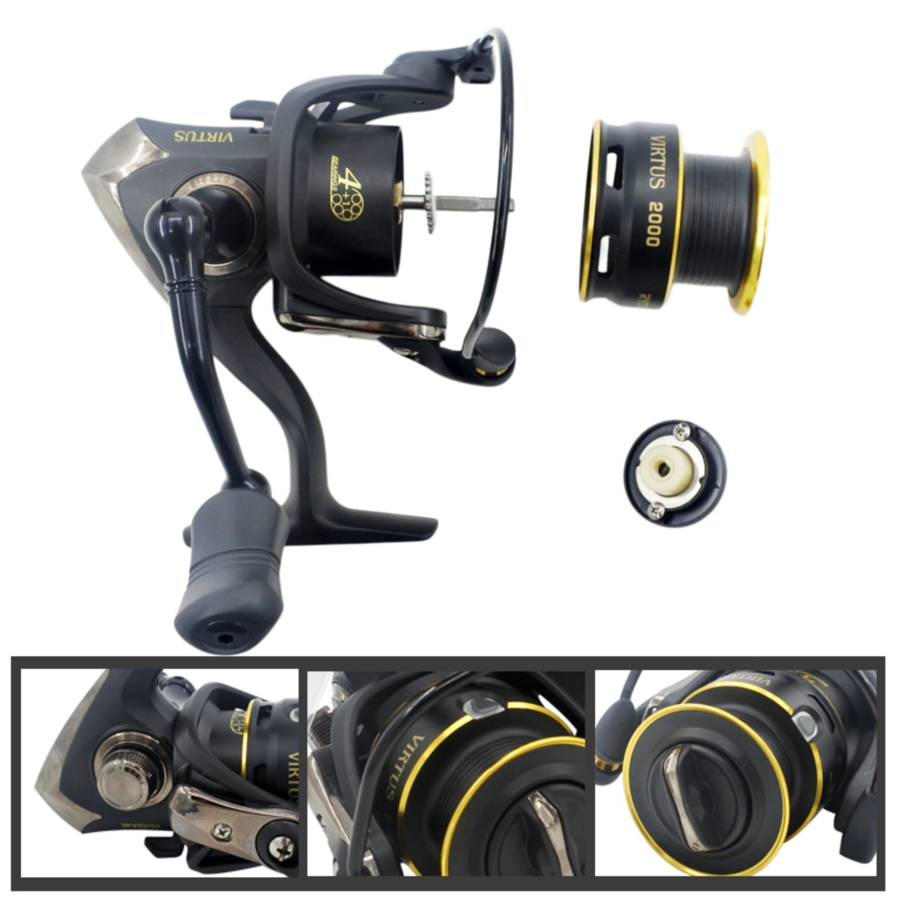 V658-93MC000610104-202507311232-02 Ryobi Virtus 4000 Spinning Reel, 5:1:1 Gear Ratio 4+1BB - Image 3