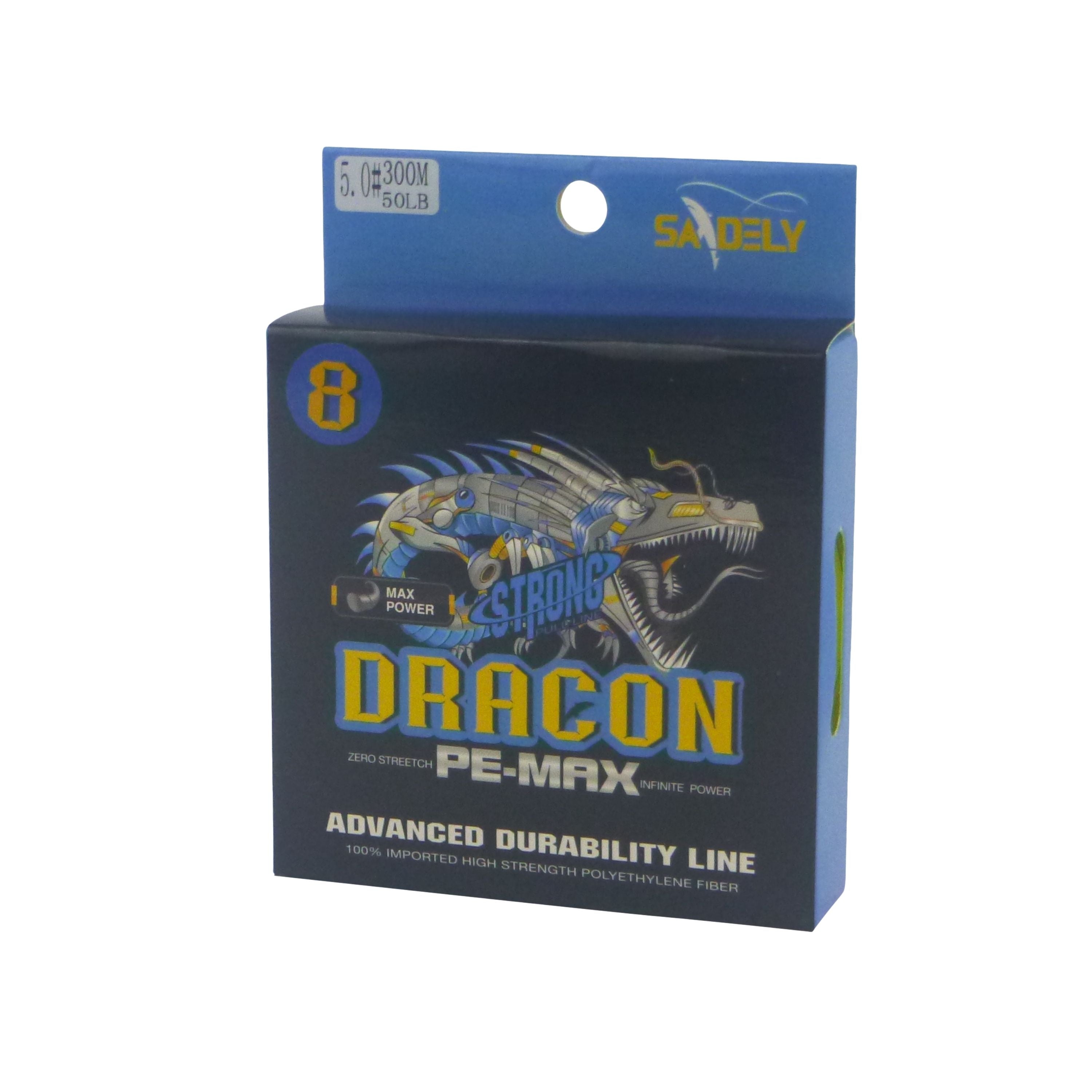 V658-93MC000630103-202507311245-01 Samdely Dracon X8 Braid, Yellow, #1.0, 15lb, 300Mtr - Image 2