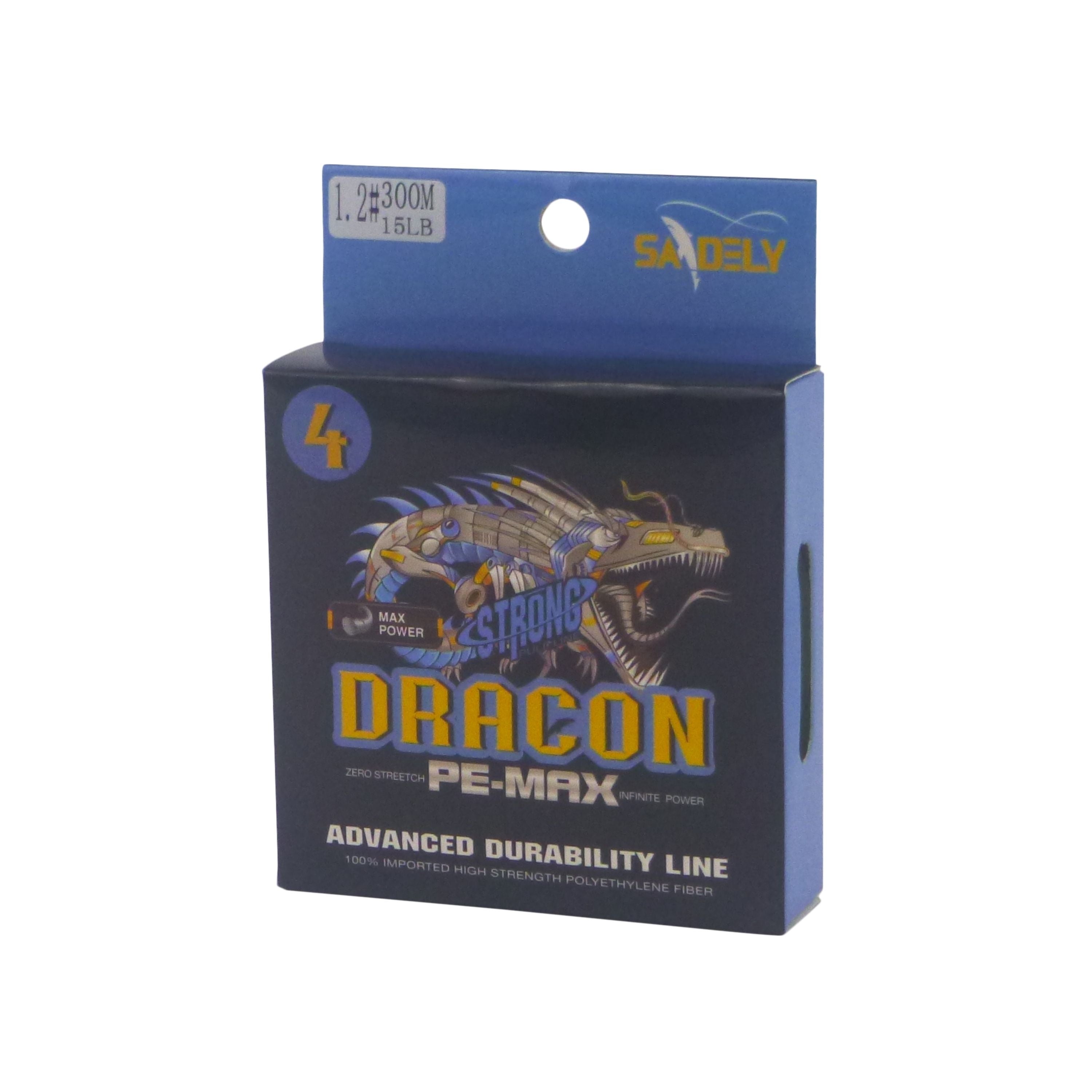 V658-93MC000630301-202507311236-01 Samdely Dracon X4 Braid, Dark Green, #0.3, 4lb, 300Mtr - Image 2