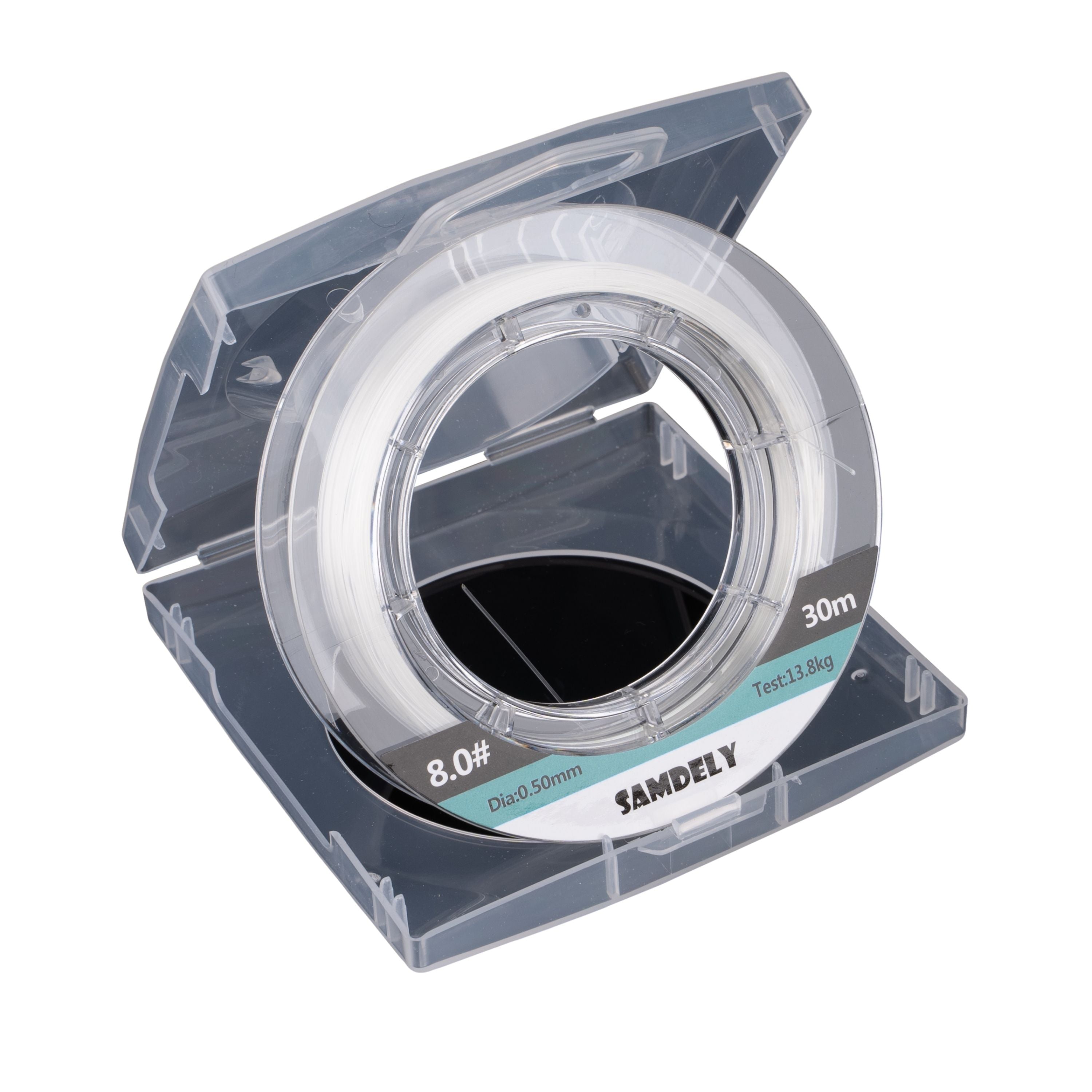 V658-93MC000630401-202507311235-01 Samdely Clear Fluorocarbon Leader, #1.0, 6lb, 30Mtr - Image 2