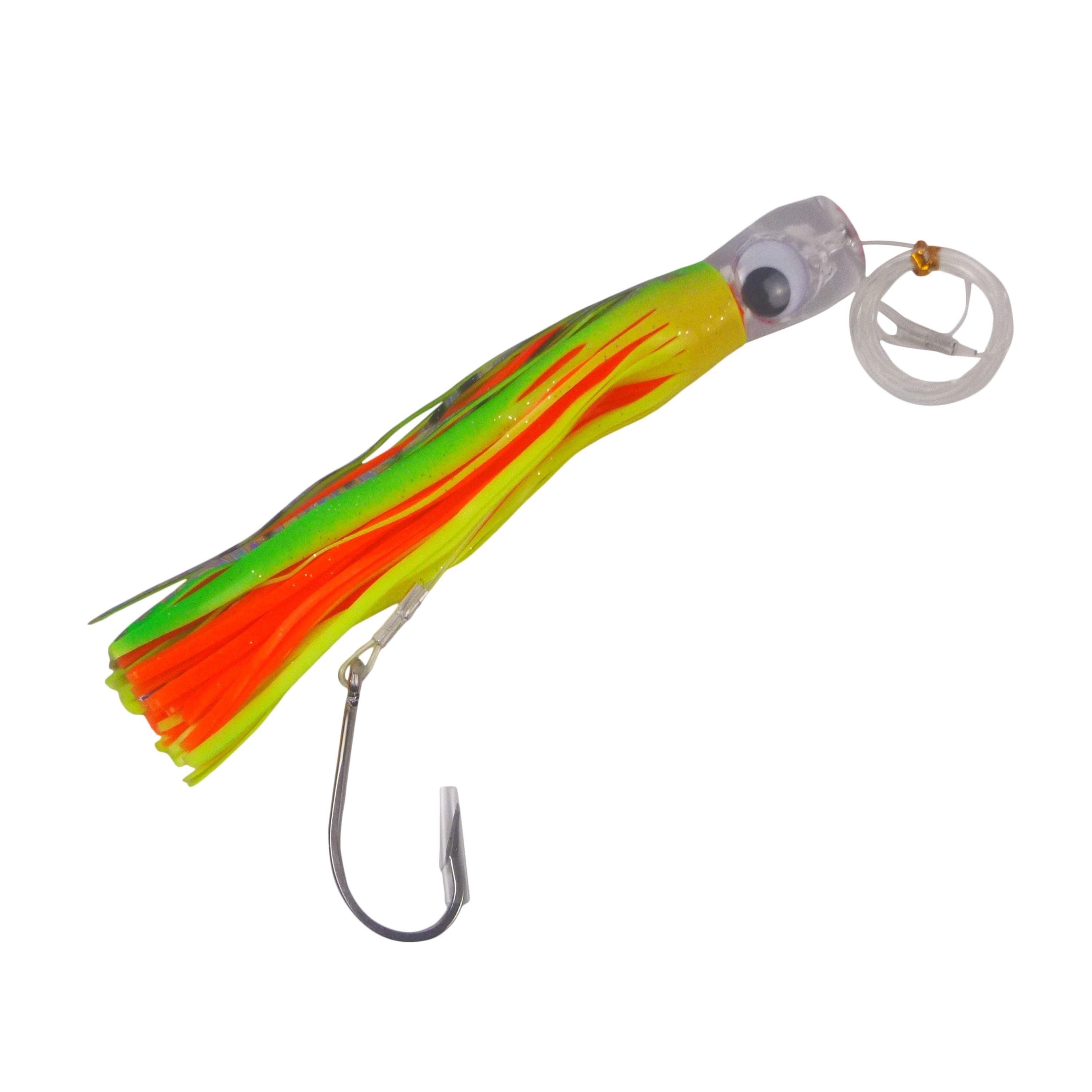 V658-93MC000660102-202507311340-01 Swimerz Trolling Lure Rigs, 95gm, 23cmL, Size 8/0 Hook, Orange Flare, 2 pack - Image 2