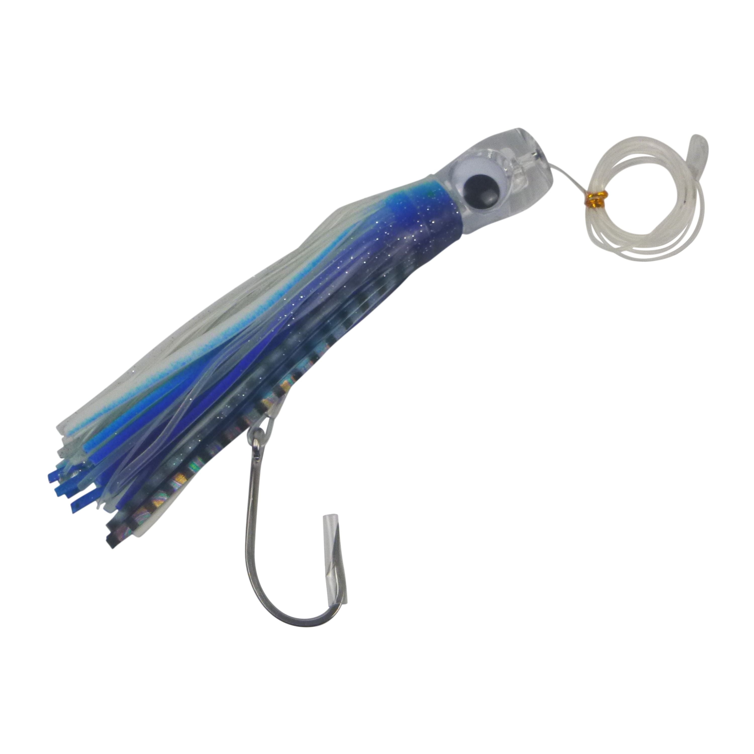 V658-93MC000660103-202507311337-01 Swimerz Trolling Lure Rigs, 95gm, 23cmL, Size 8/0 Hook, Blue Ocky, 2 pack - Image 2