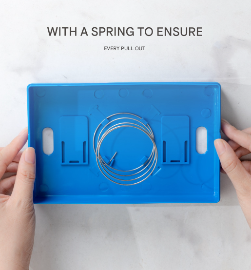 V888-ELOSUNG32939-202507151032-05 Blue 2 Pcs Creative Building Block Tissue Box Holder - Wall-Mounted & Desktop Dispenser for Bathroom, Kids Room & Office Decor - Image 6