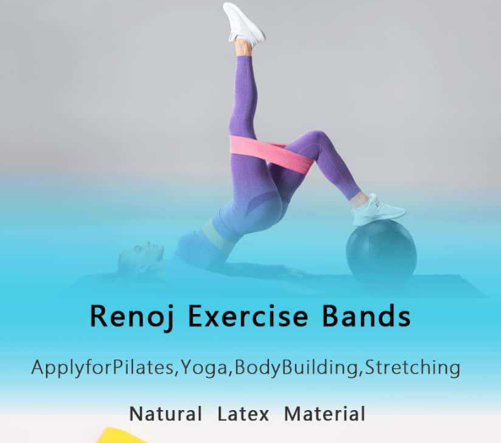 V888-ELOSUNG33736-202507250941-02 Blue 10 Pieces of 2 Sets Premium Resistance Loop Bands - Fitness Exercise Bands for Legs, Glutes, and Strength Training with Carry Bag - Image 3