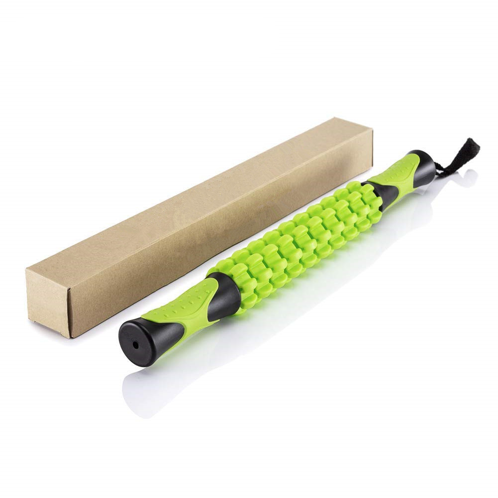 V888-ELOSUNG33799-202508280515-00 Green Deep Tissue Massage Roller Stick for Muscle Soreness & Recovery - Portable Fascia Release Tool - Image 1